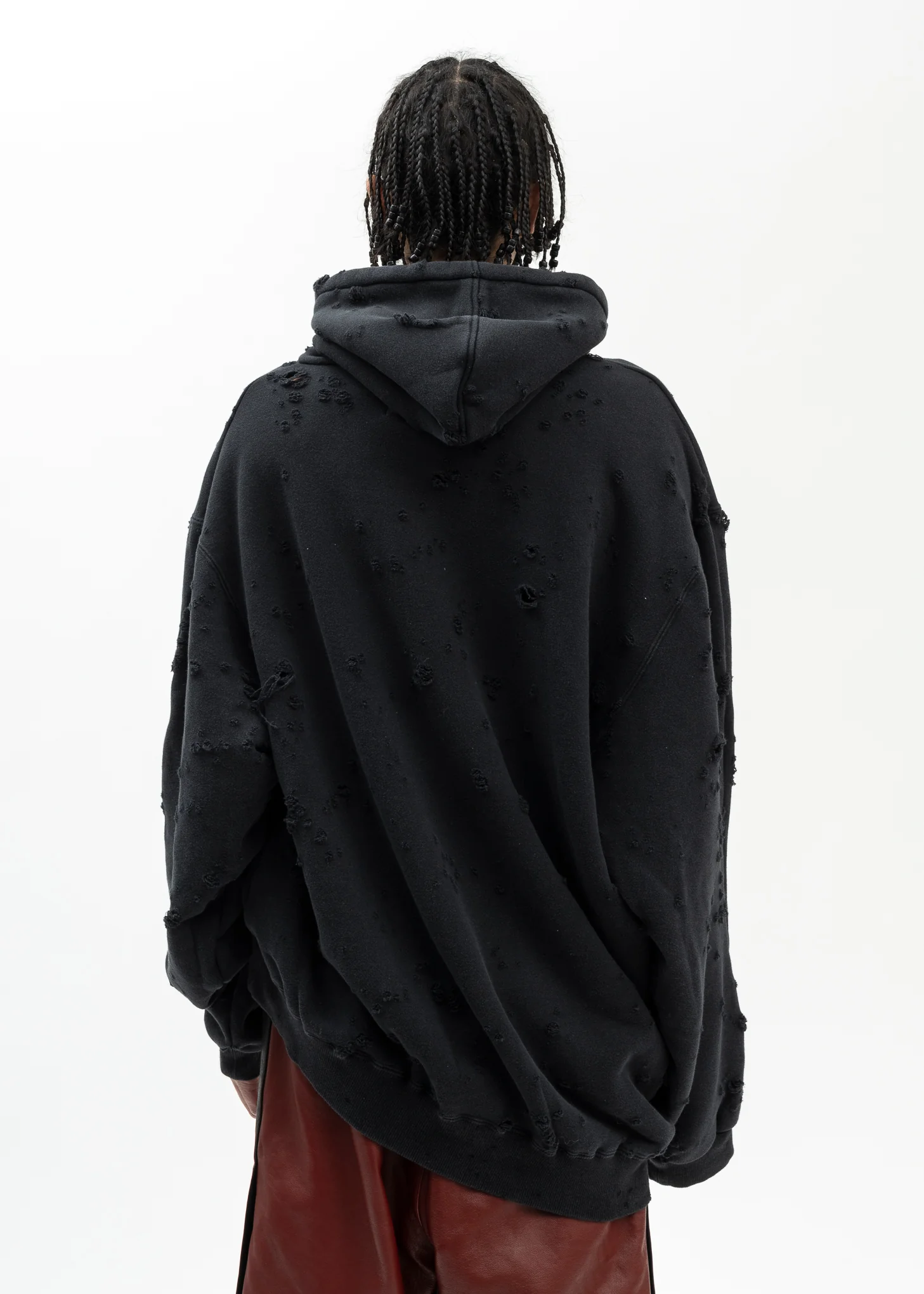 BLACK ZOMBIE SILHOUETTE HOODIE - Image 2