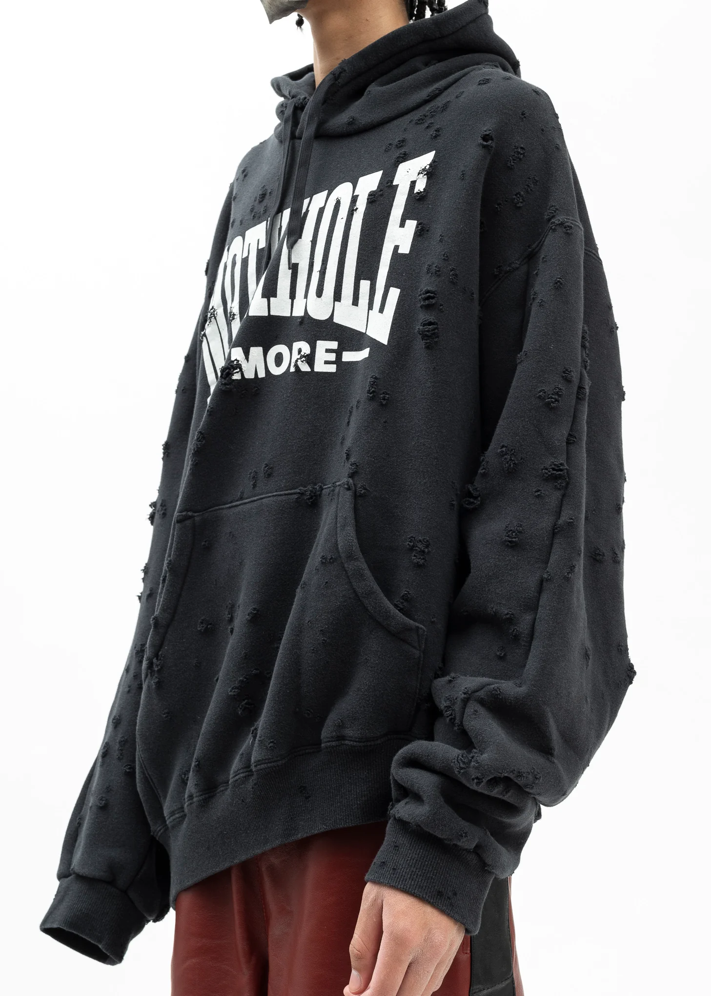 BLACK ZOMBIE SILHOUETTE HOODIE - Image 5