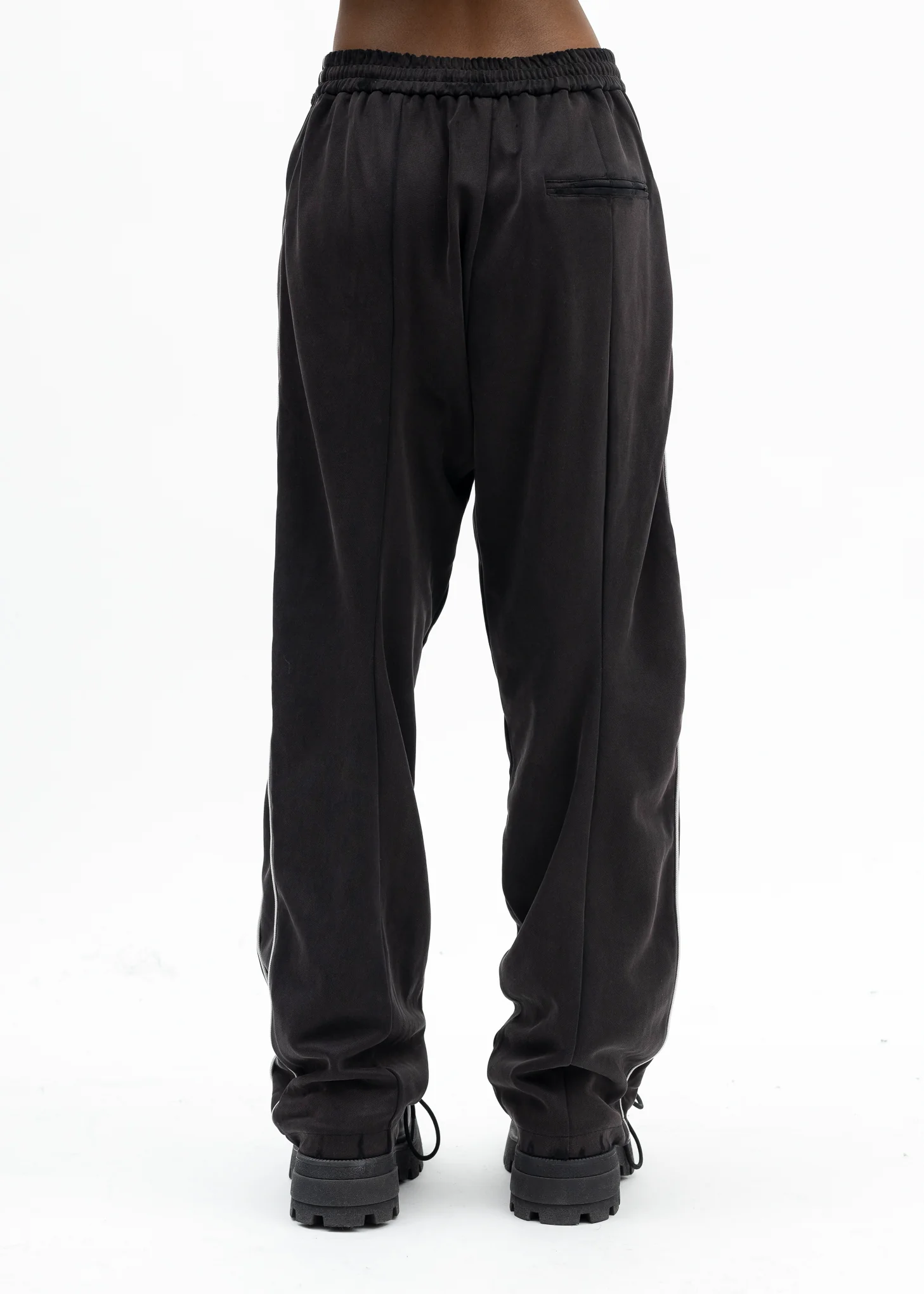 BLACK ZOMBIE SILHOUETTE TRACK PANTS - Image 3