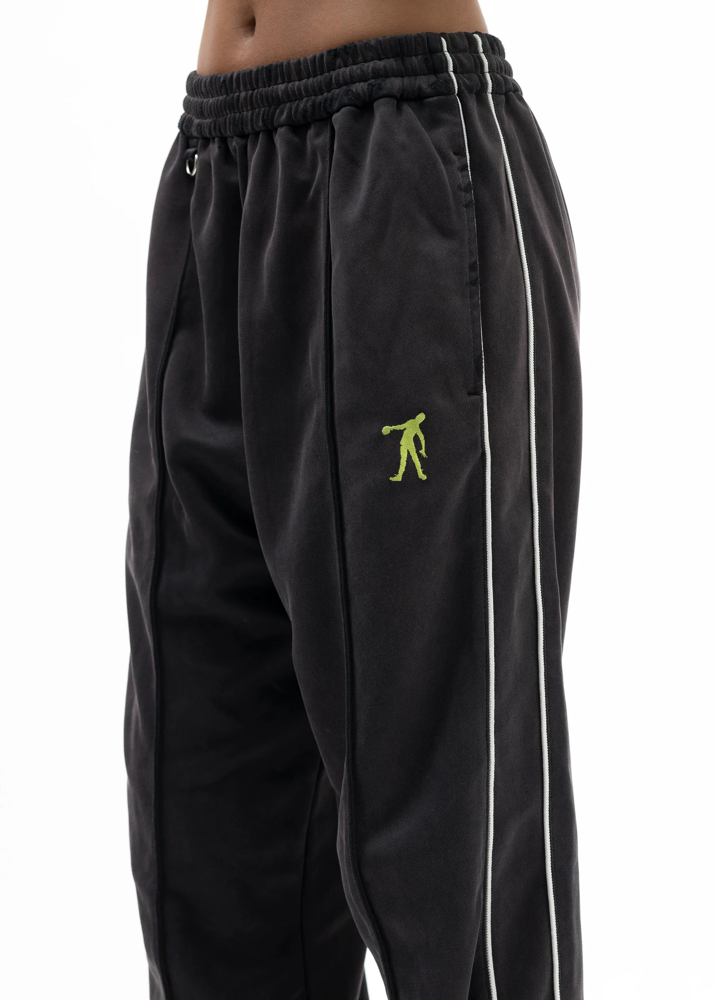 BLACK ZOMBIE SILHOUETTE TRACK PANTS - Image 4