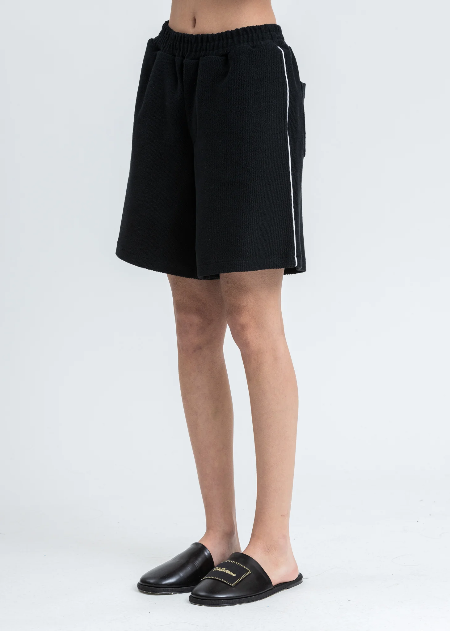 Black Zurry Pyjama Shorts - Image 3