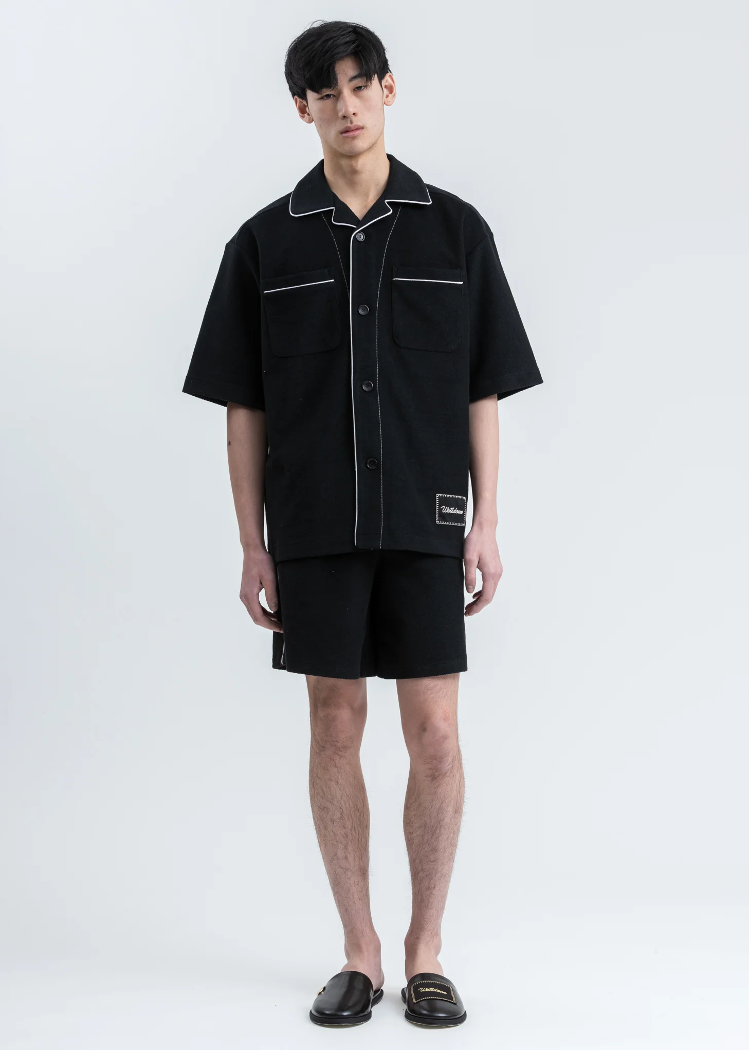 Black Zurry Pyjama Shorts - Image 5