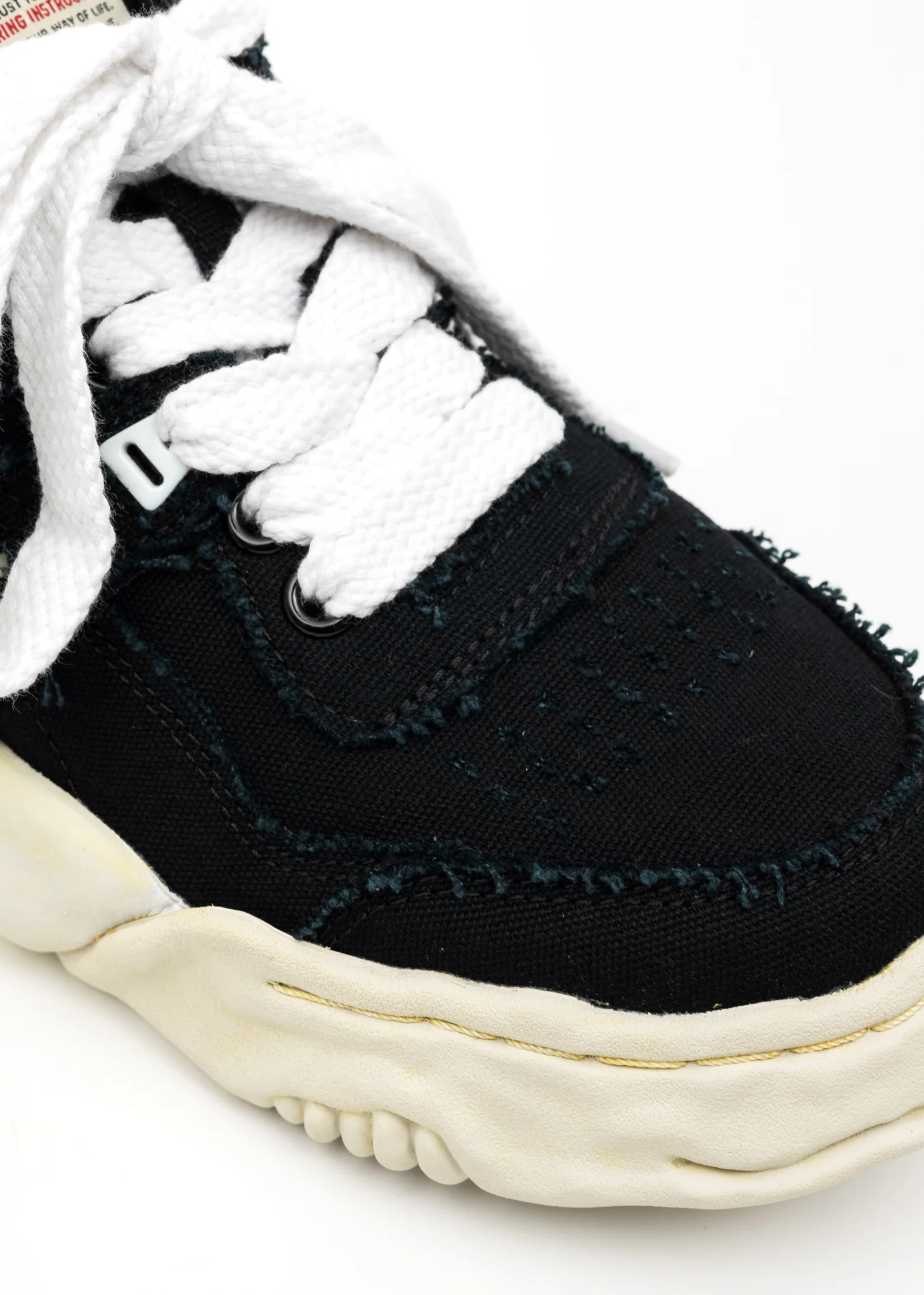 Black OG Sole Canvas Low-Top Sneaker (PARKER DYED) - Image 5