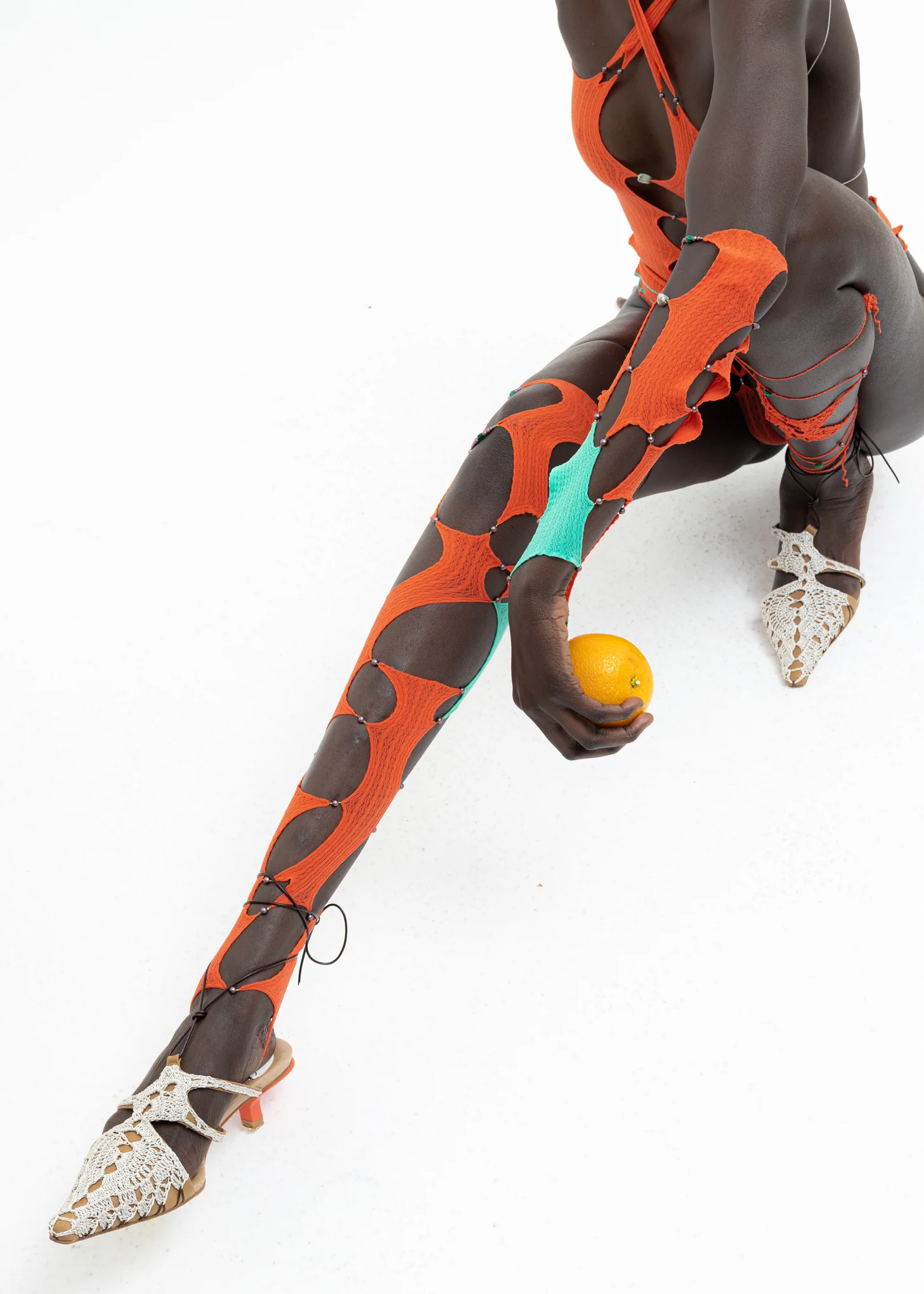 BLAZE & SEAFOAM SINGLE CROPPED ARM SLEEVE - Image 6