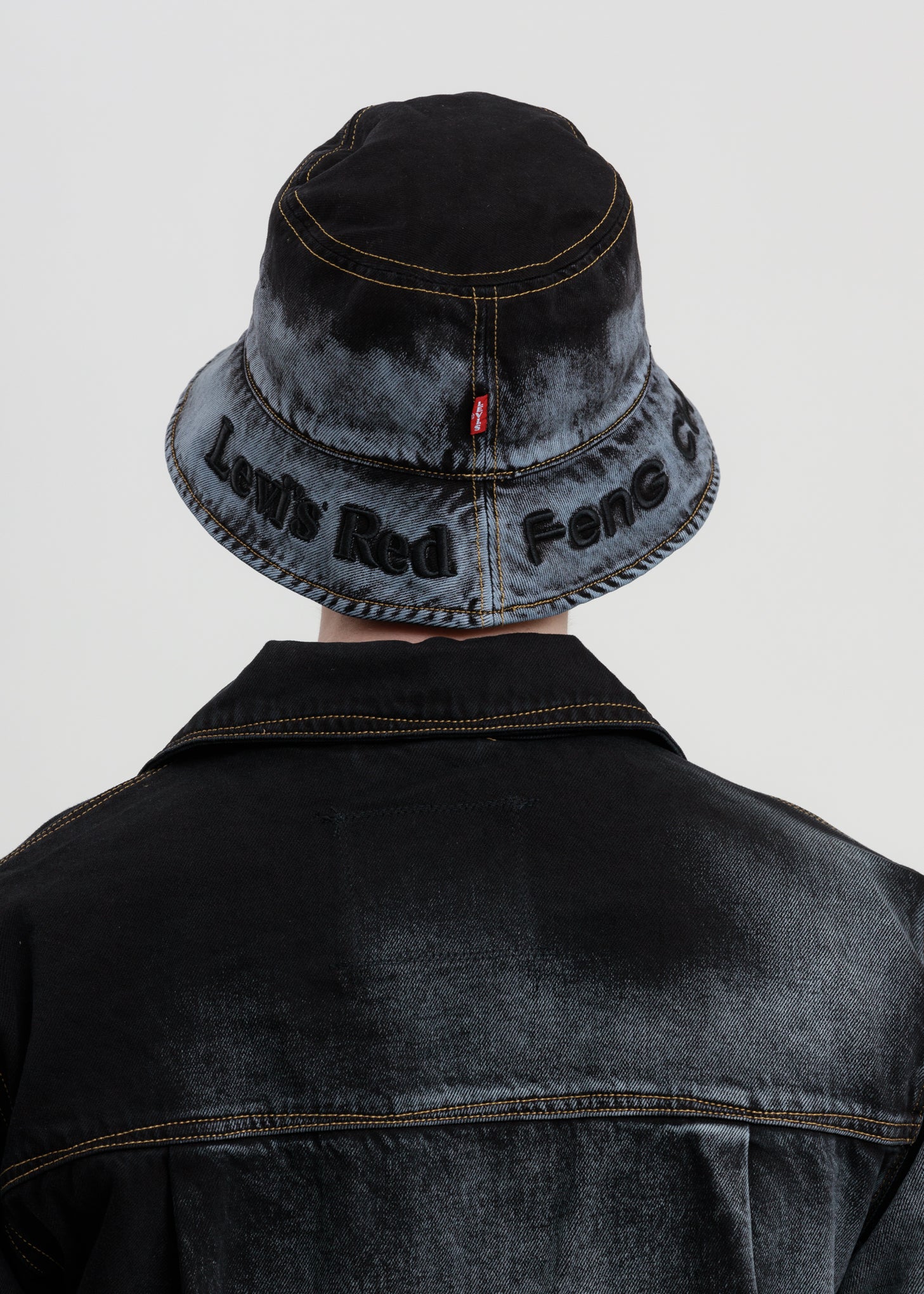 Black And Blue Levi's Edition Bucket Hat - Image 2