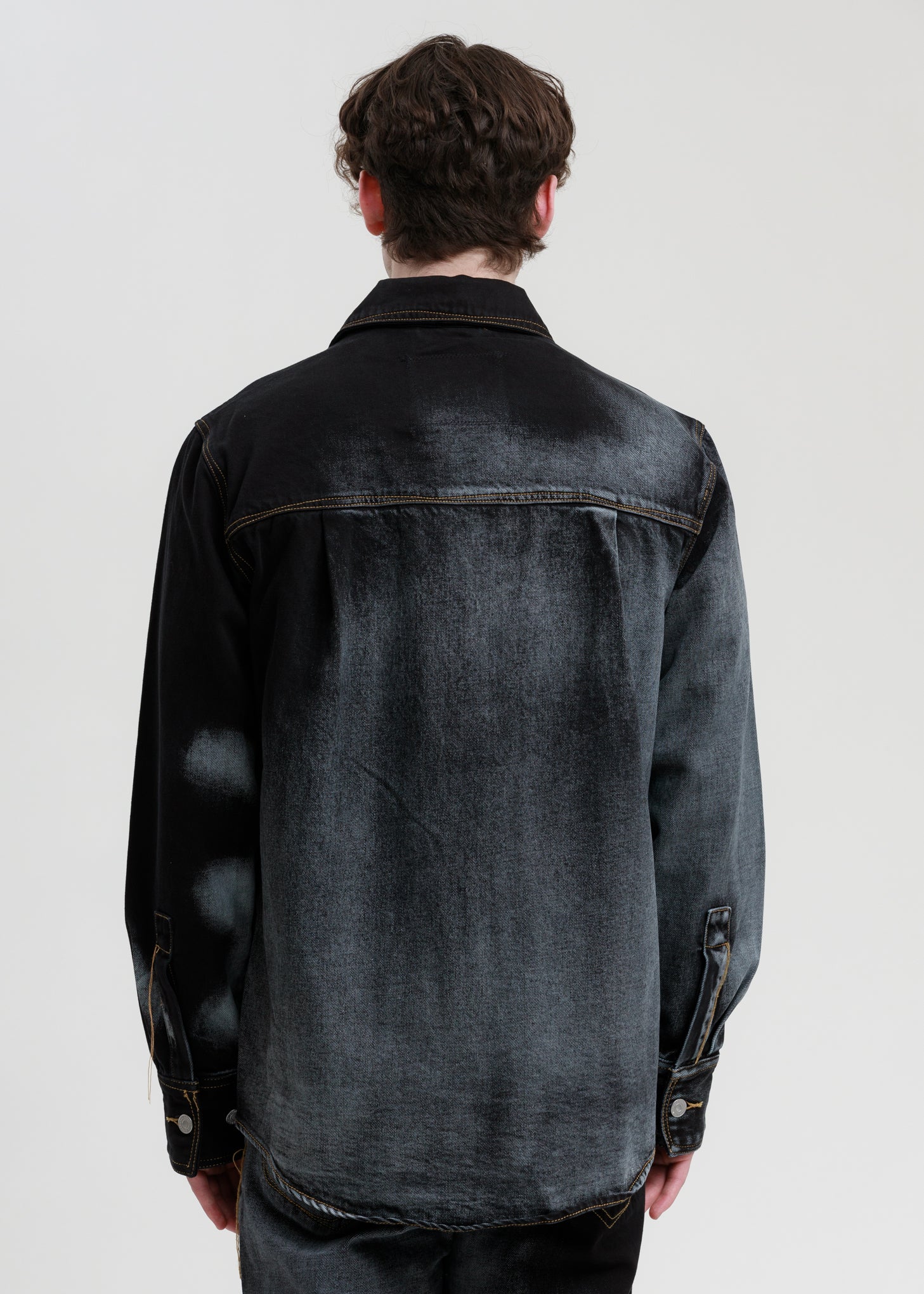 Blue And Black Levi's Edition Denim Oversized Shirt - Image 3