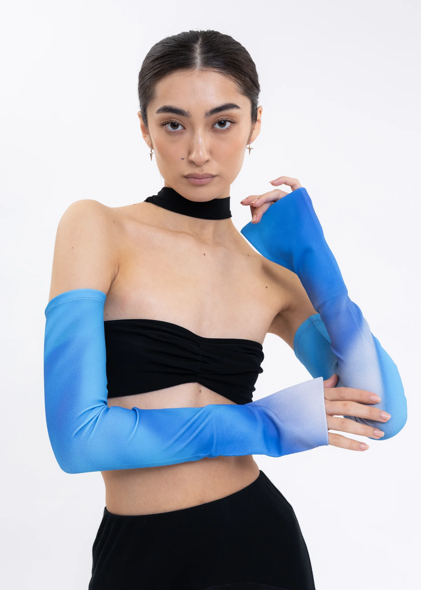 Blue And Grey Arm Sleeves - Image 3