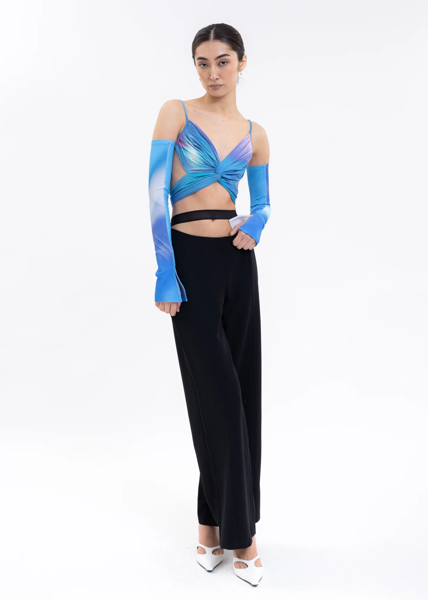 Blue And Grey Arm Sleeves - Image 7