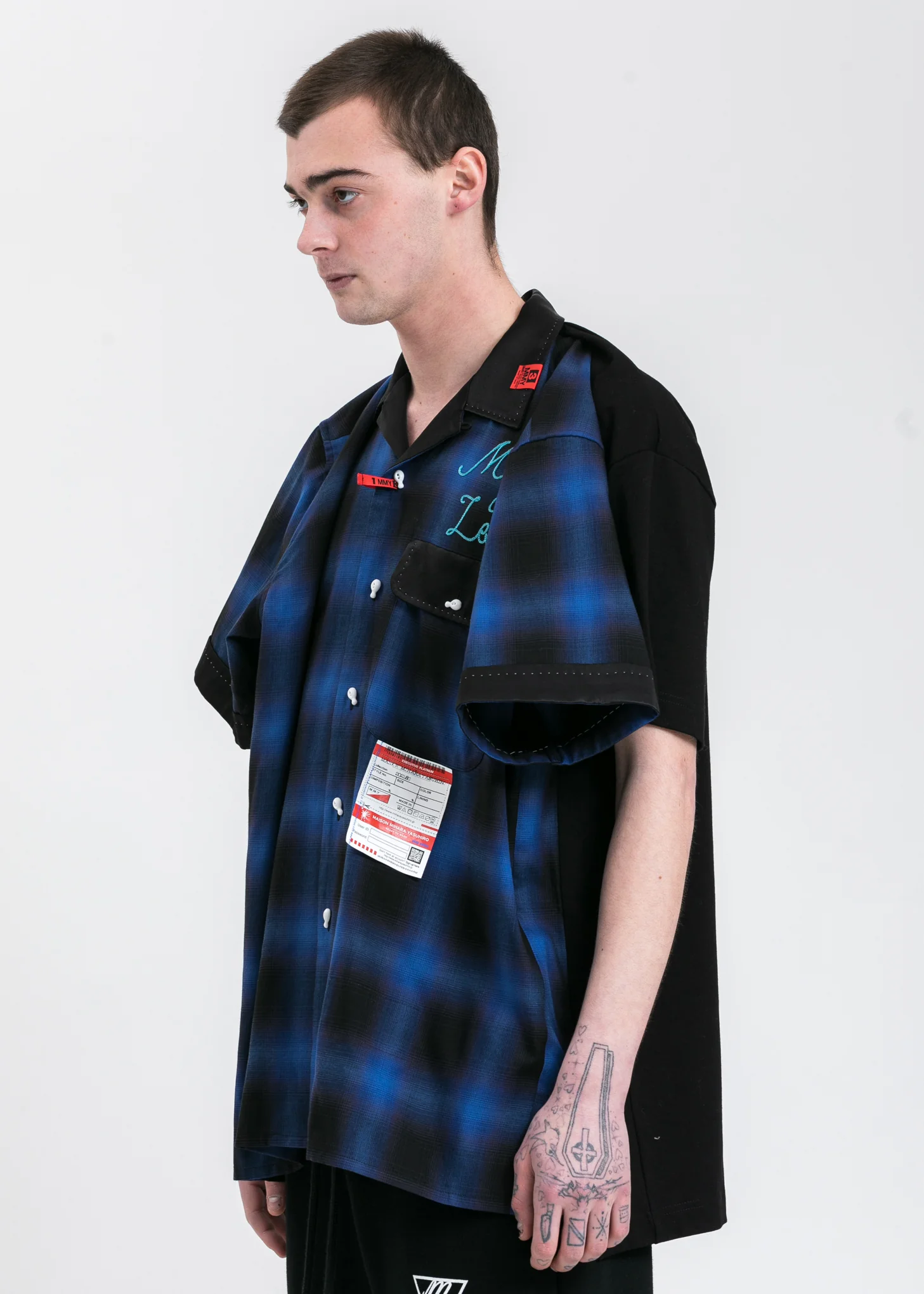 Blue Back T-Bowling Shirt - Image 3