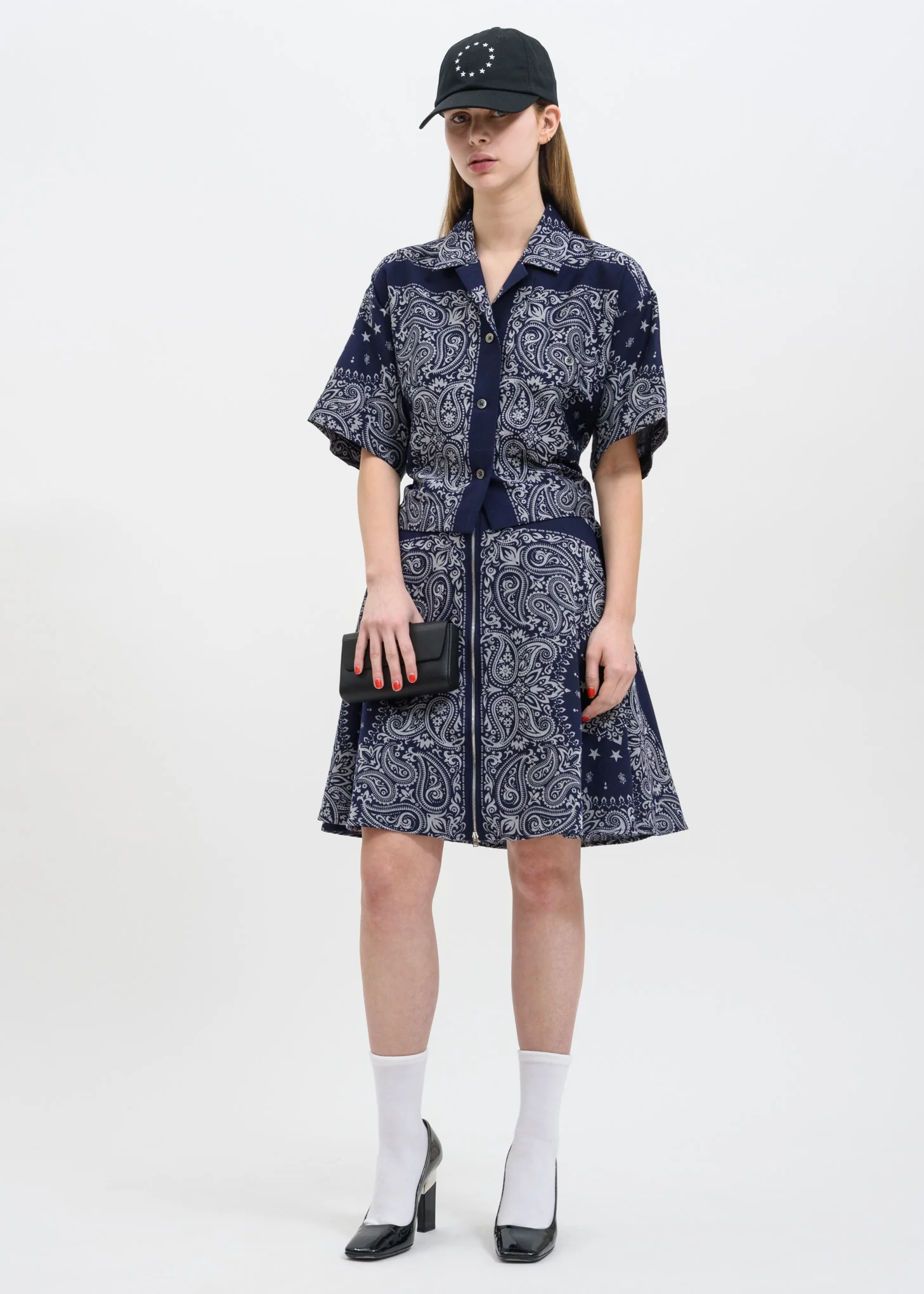 Blue Bandana Steps Skirt - Image 4