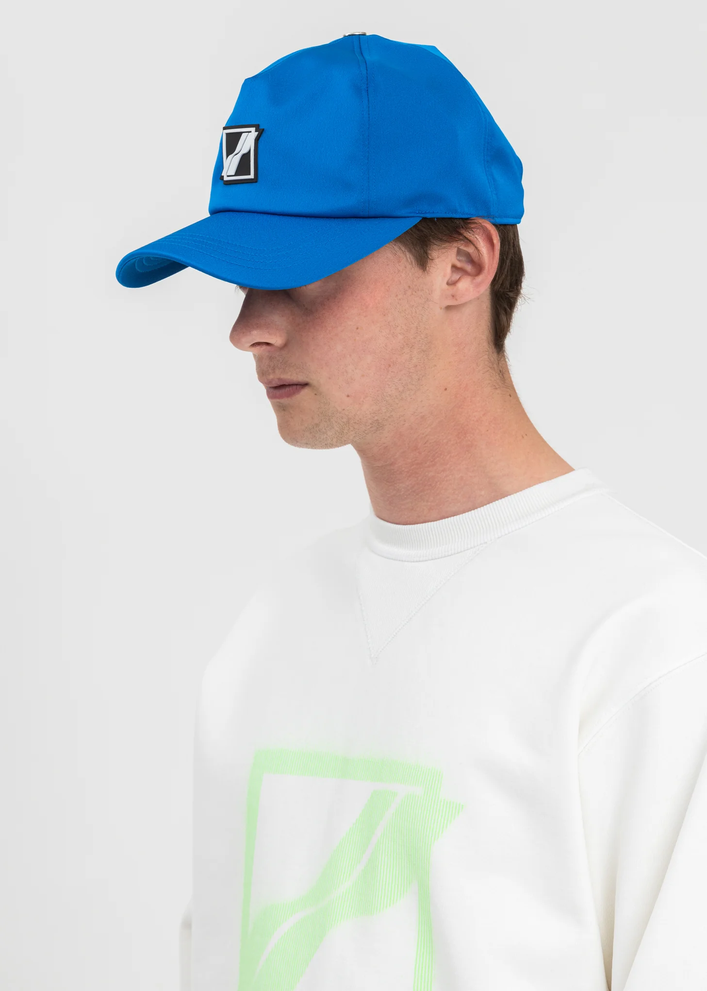 Blue Basic Logo Satin Cap - Image 2