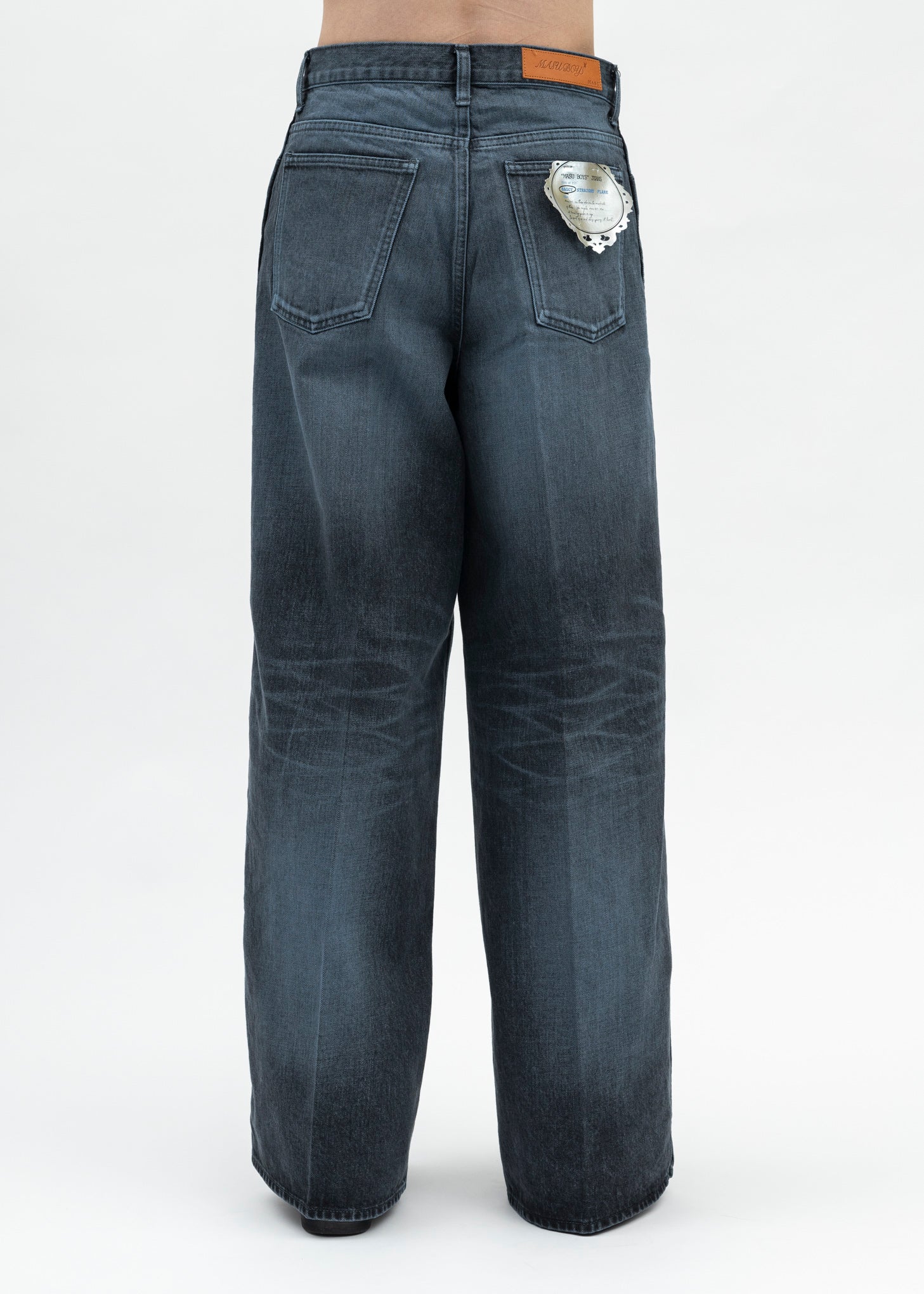 BLUE "MASUBOYS" BAGGY JEANS (OVER DYE) - Image 2