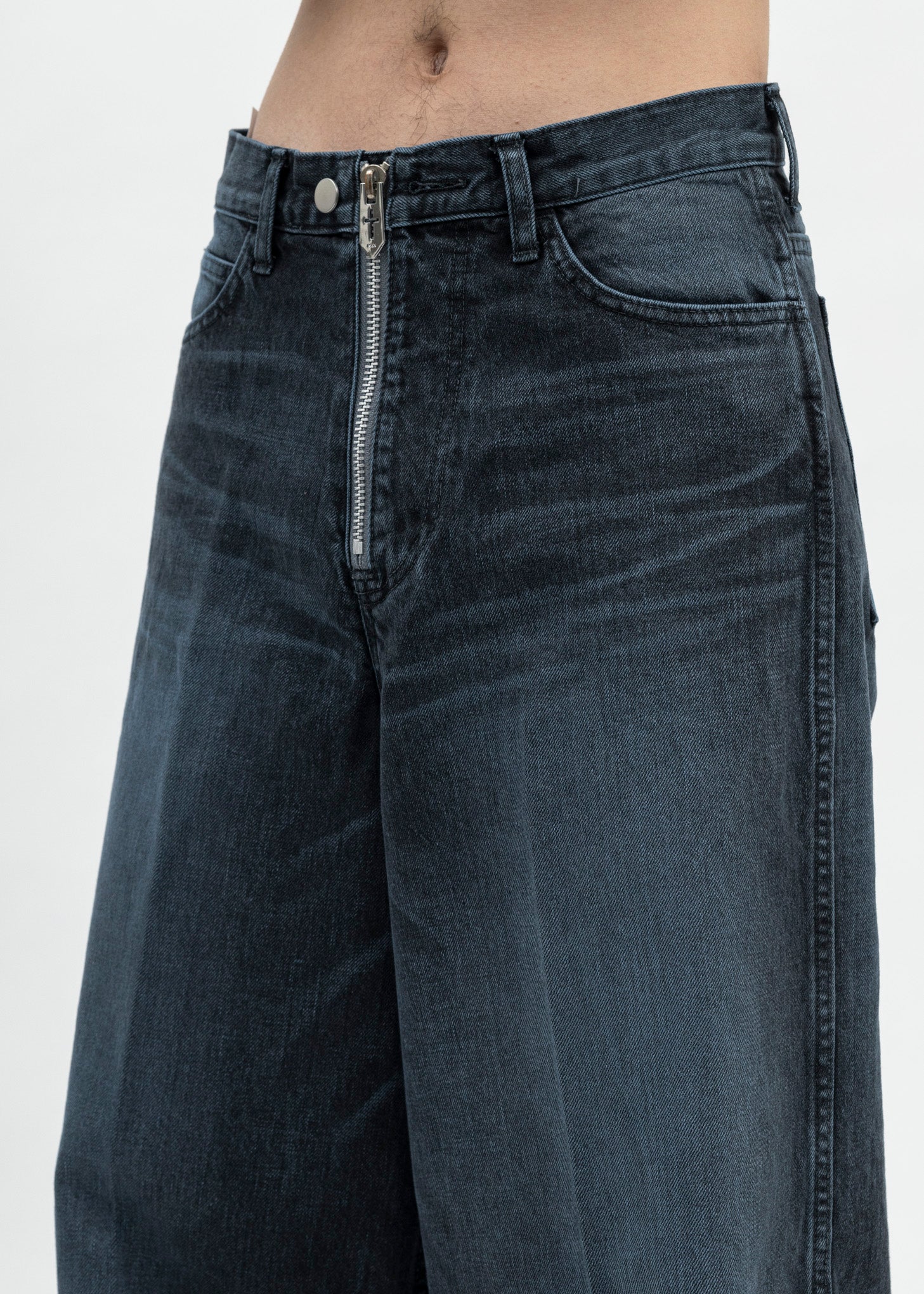 BLUE "MASUBOYS" BAGGY JEANS (OVER DYE) - Image 4
