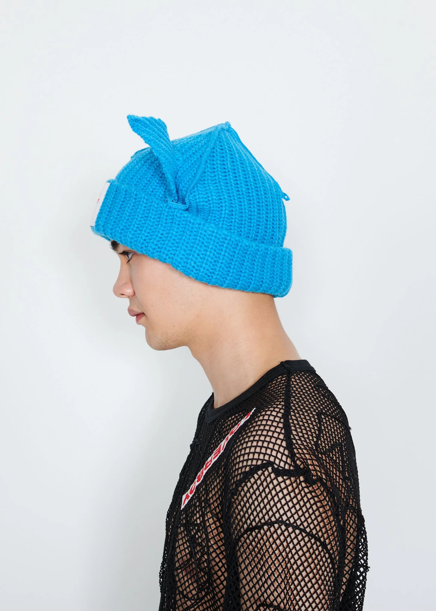 Blue Chunky Ears Beanie - Image 4