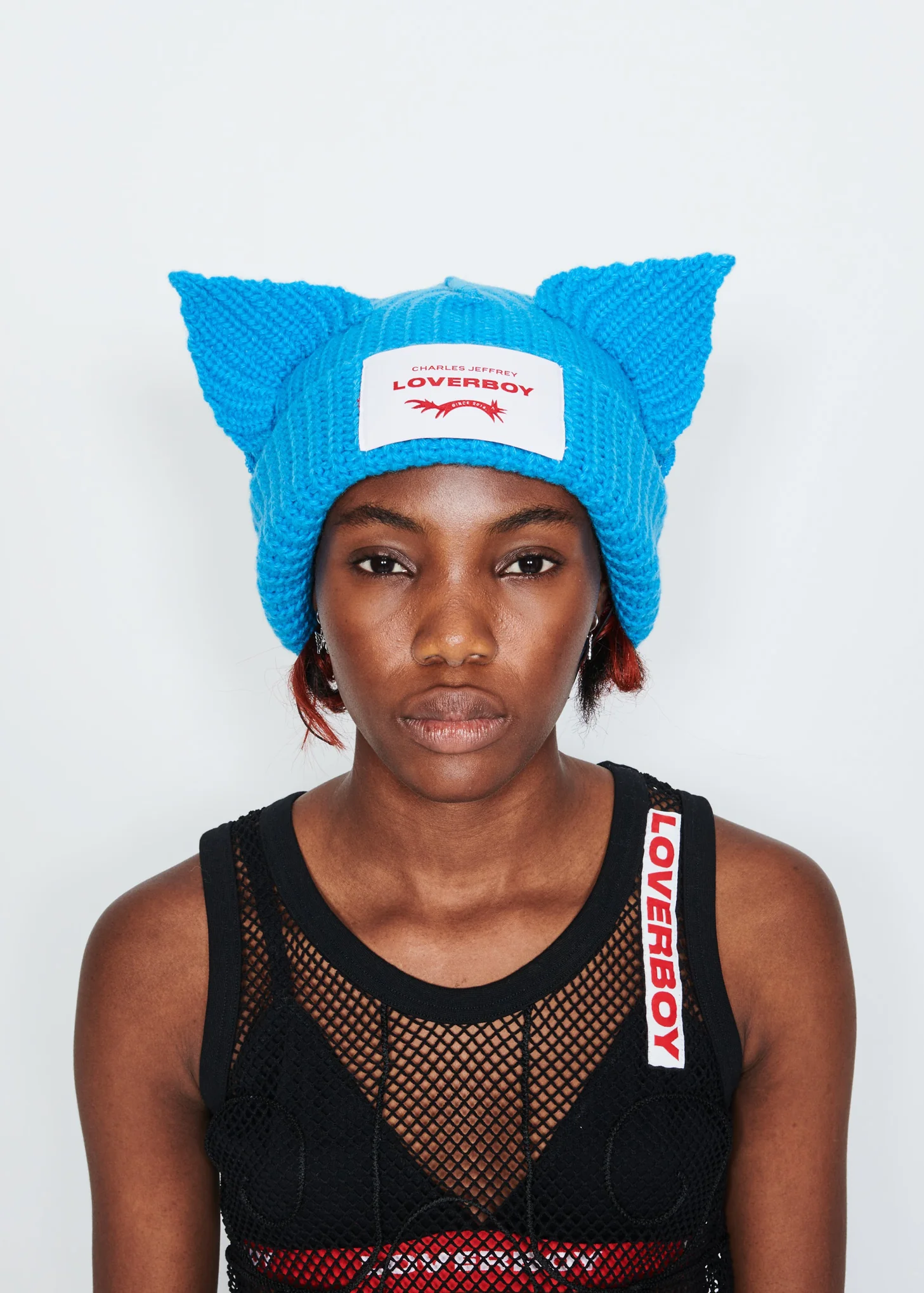 Blue Chunky Ears Beanie - Image 6