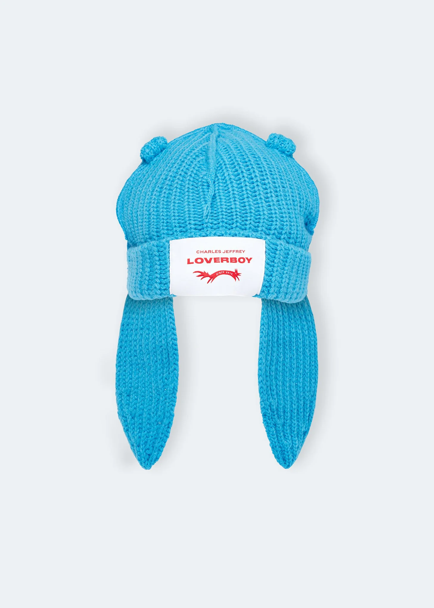 Blue Chunky Rabbit Beanie - Image 5