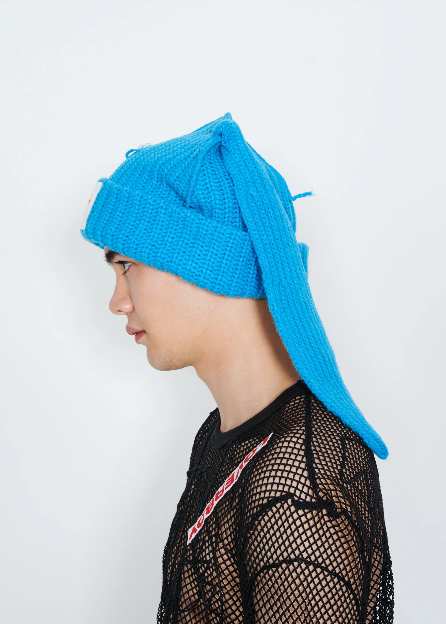 Blue Chunky Rabbit Beanie - Image 8