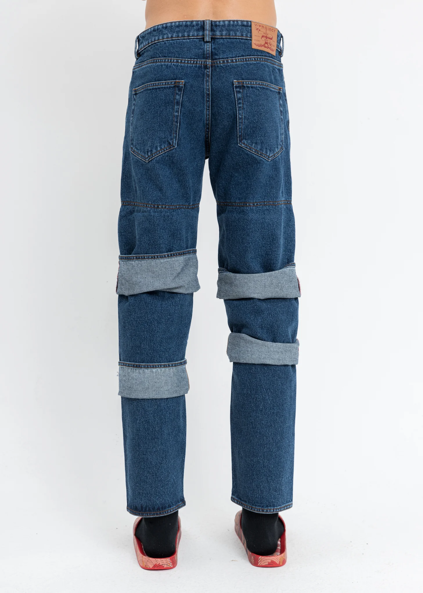 Blue Classic Multi Cuff Jeans - Image 3