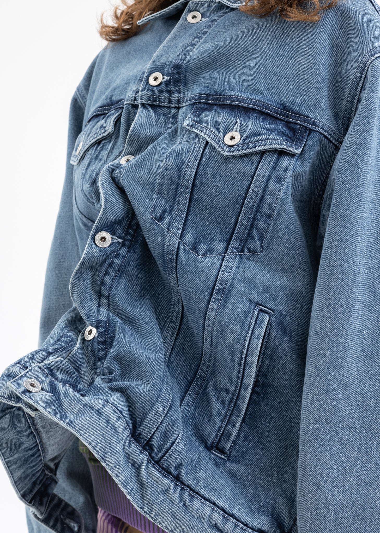 BLUE CLASSIC WIRE DENIM JACKET - Image 4