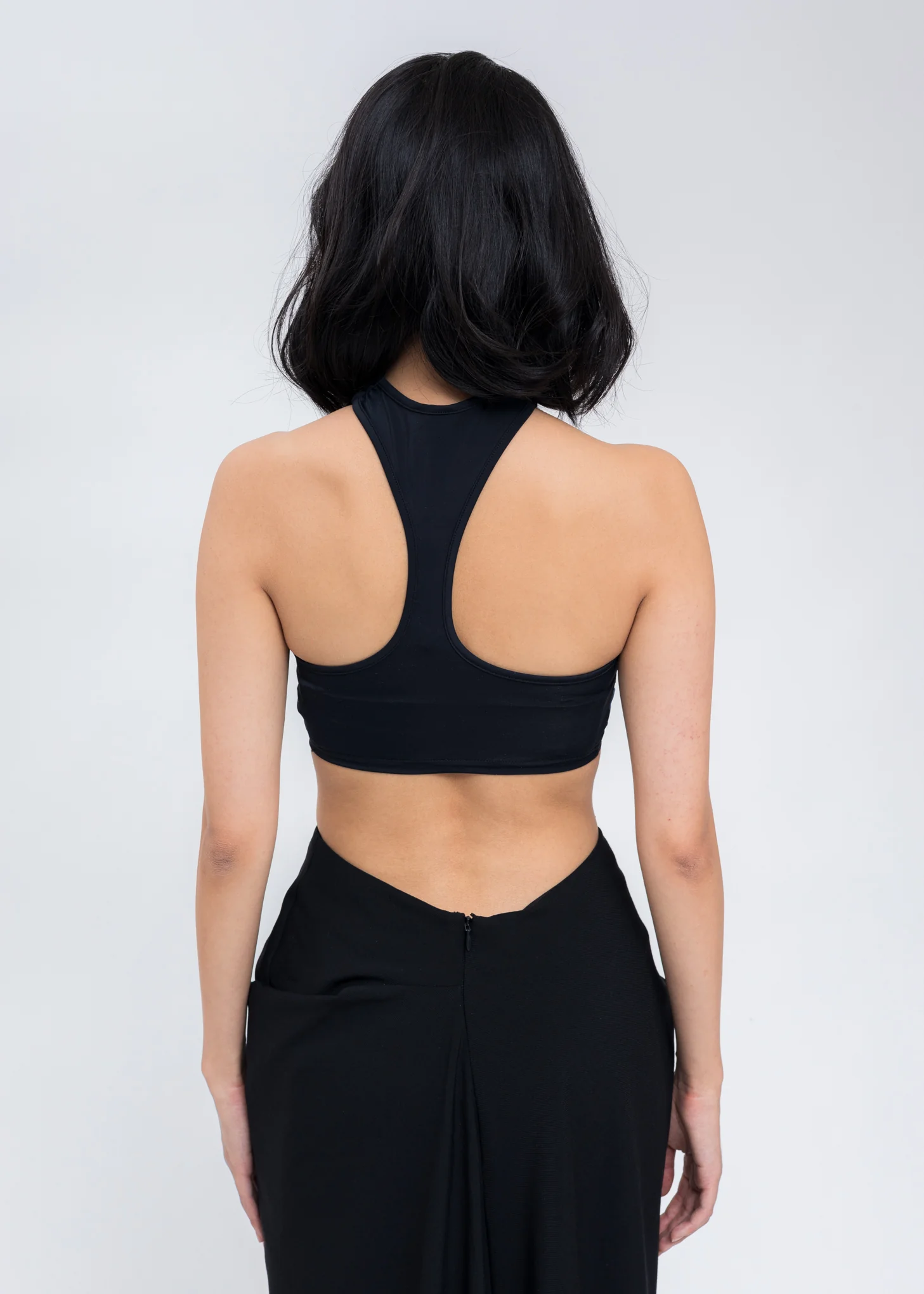 Blue Cross Neck Tube Top - Image 2