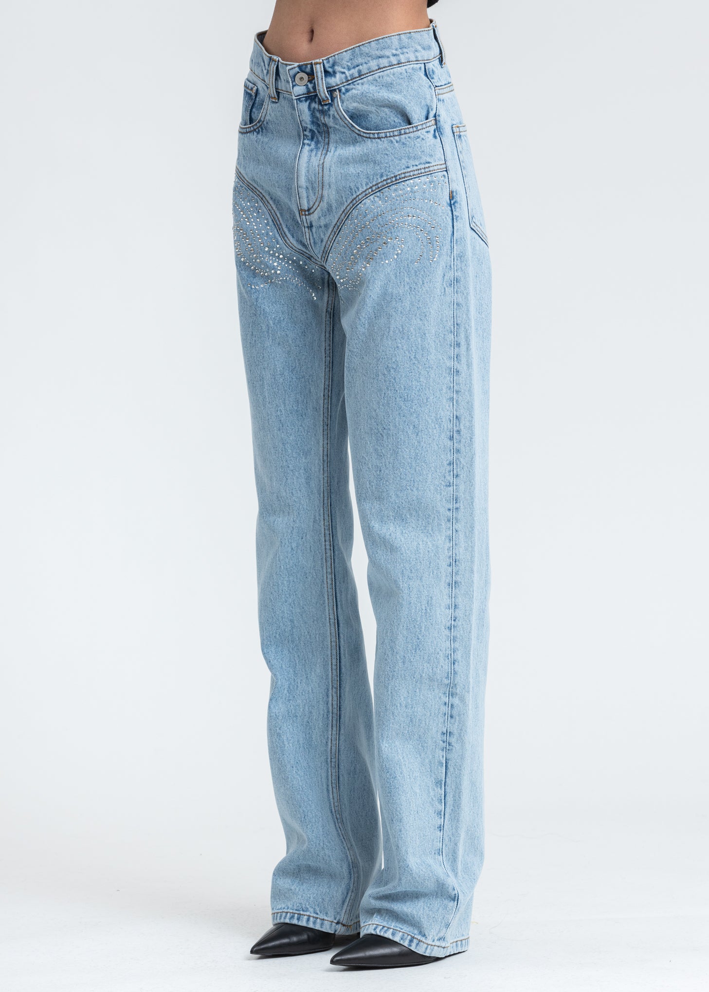 Blue Crystal Jeans - Image 3