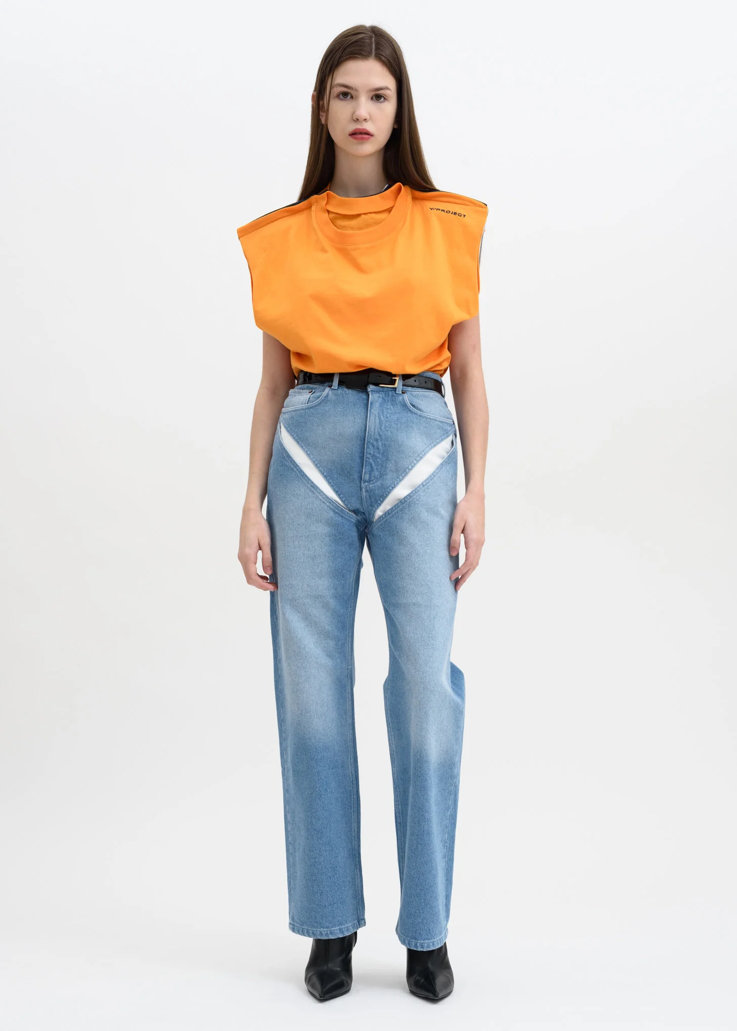 Blue Cut Out Jeans - Image 5