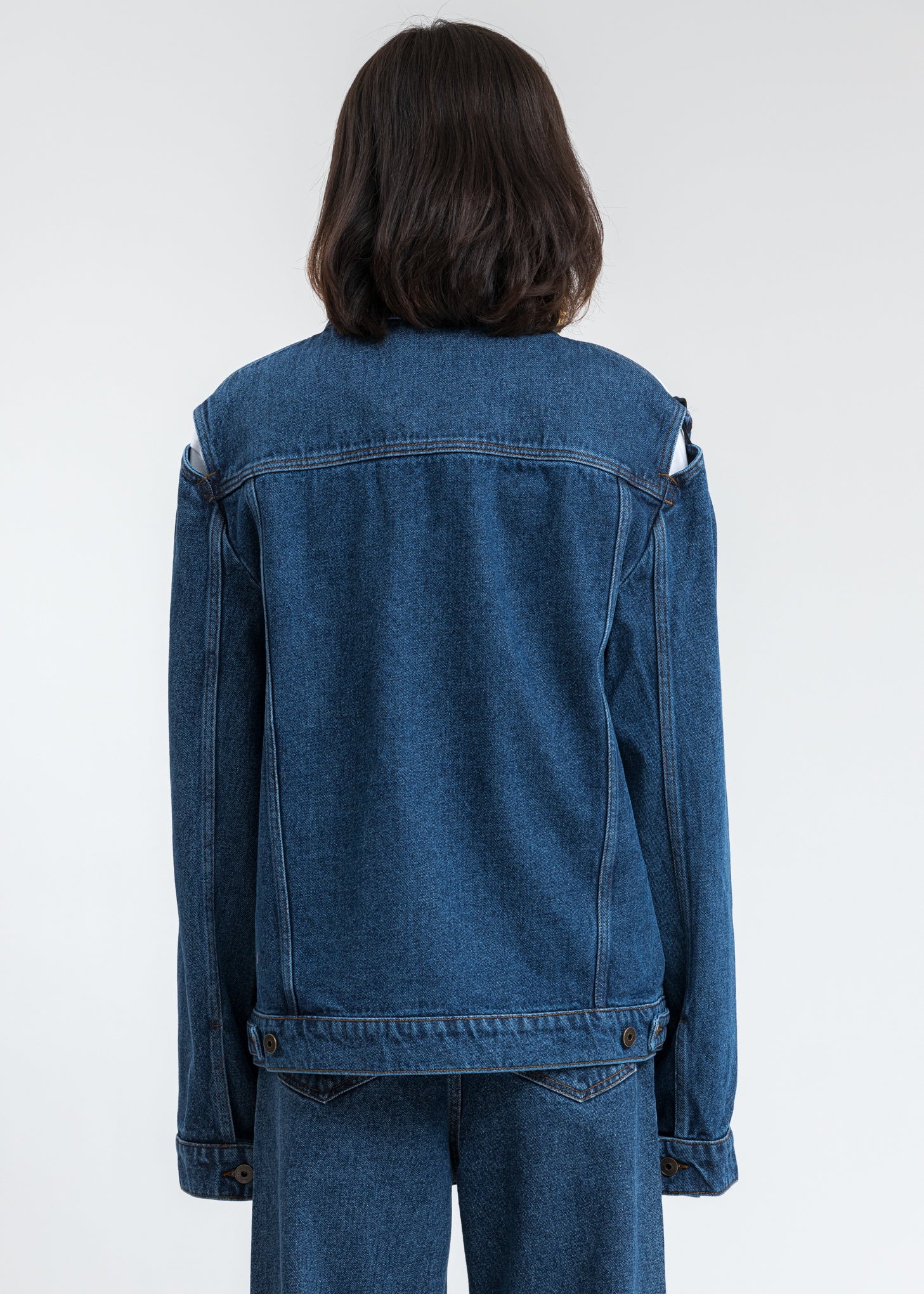 Blue Denim Classic Peep Show Jacket - Image 4