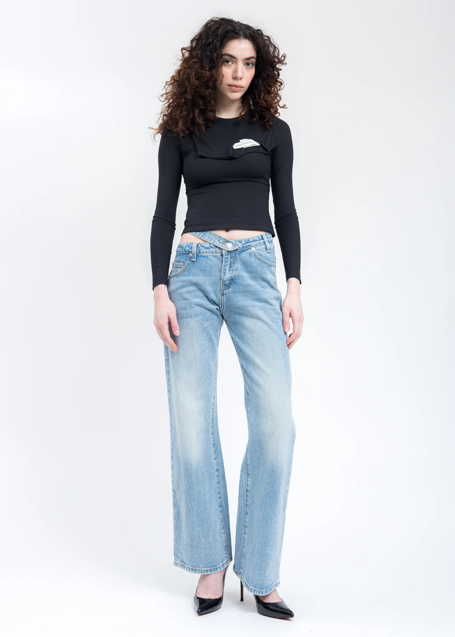 Blue Denim Cut Jeans - Image 6