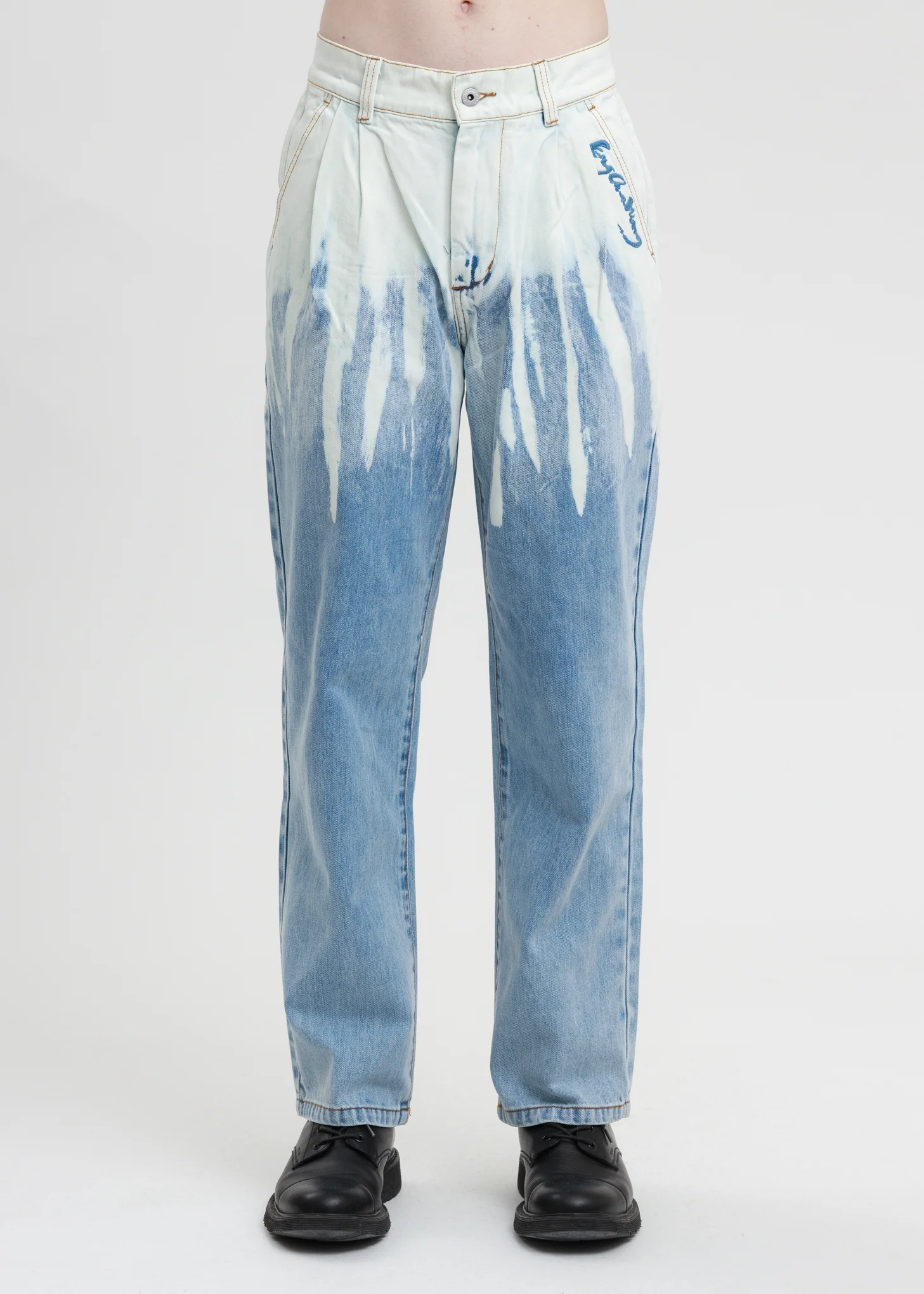 Blue Denim Washed Jeans