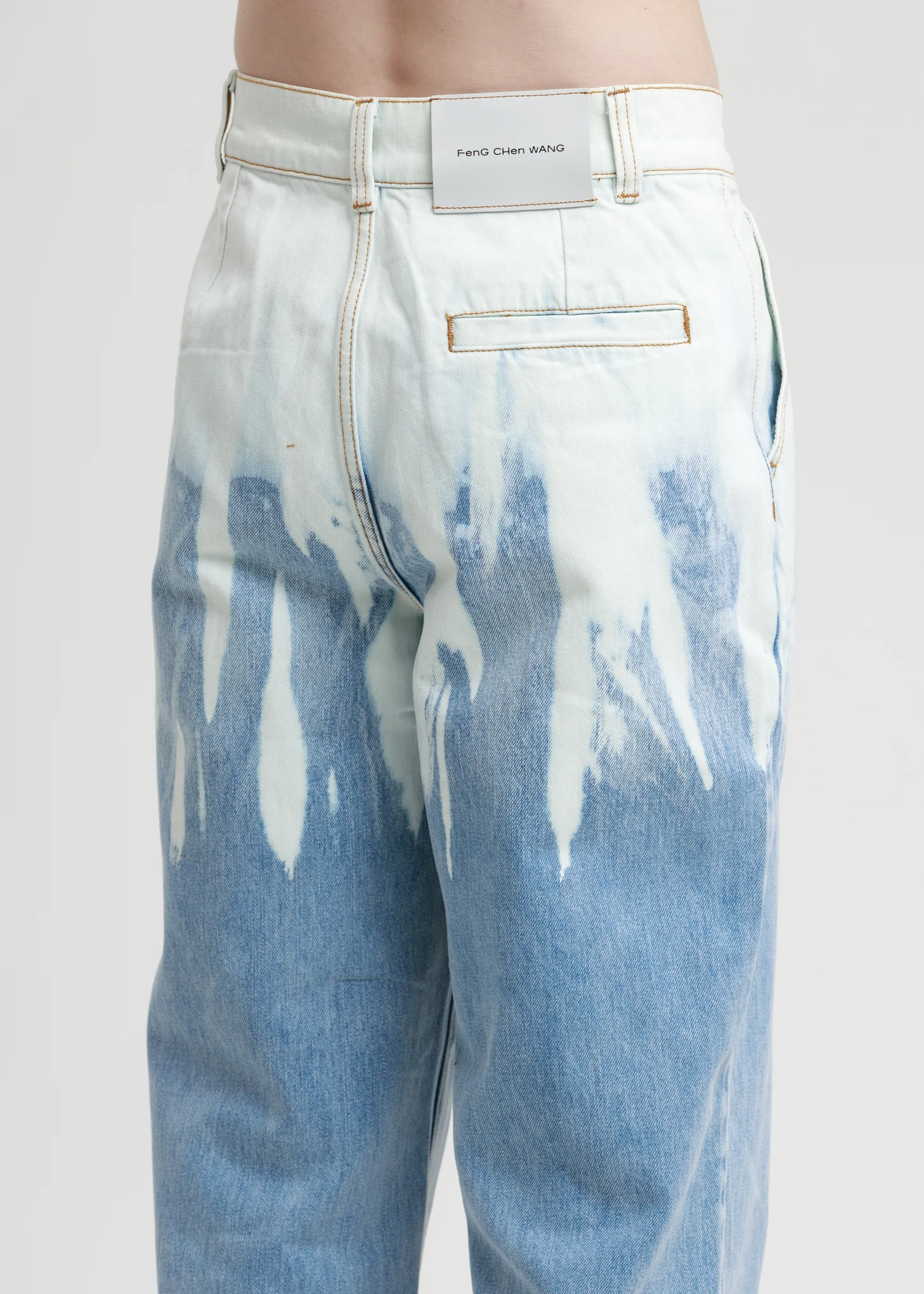 Blue Denim Washed Jeans - Image 5