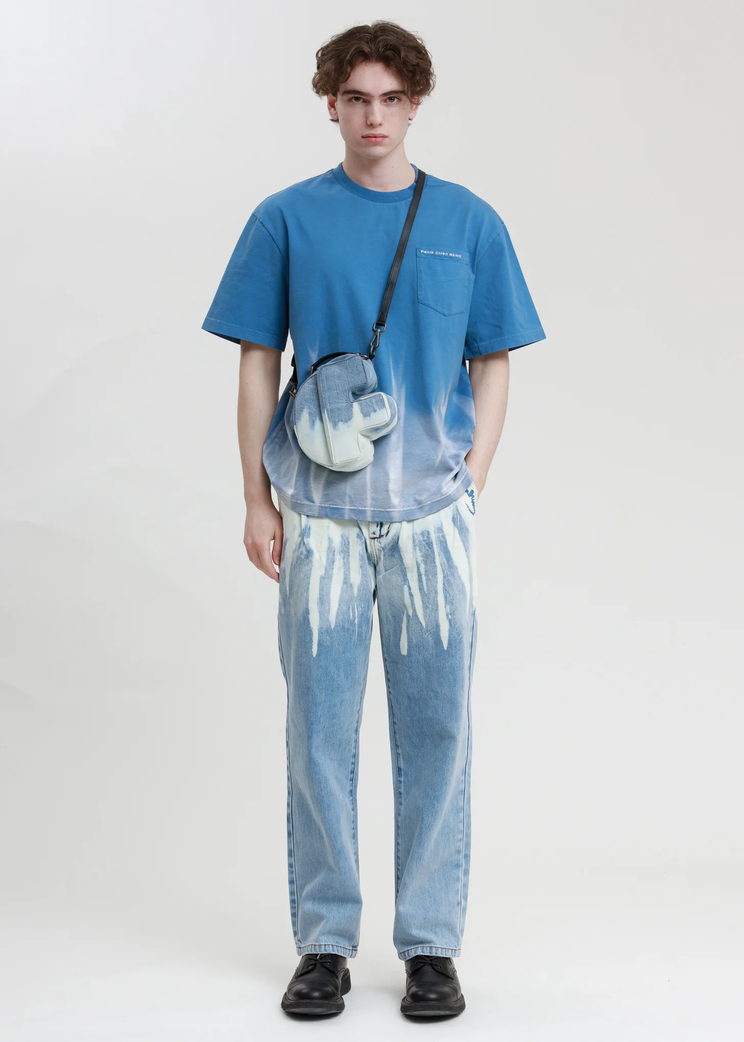 Blue Denim Washed Jeans - Image 6