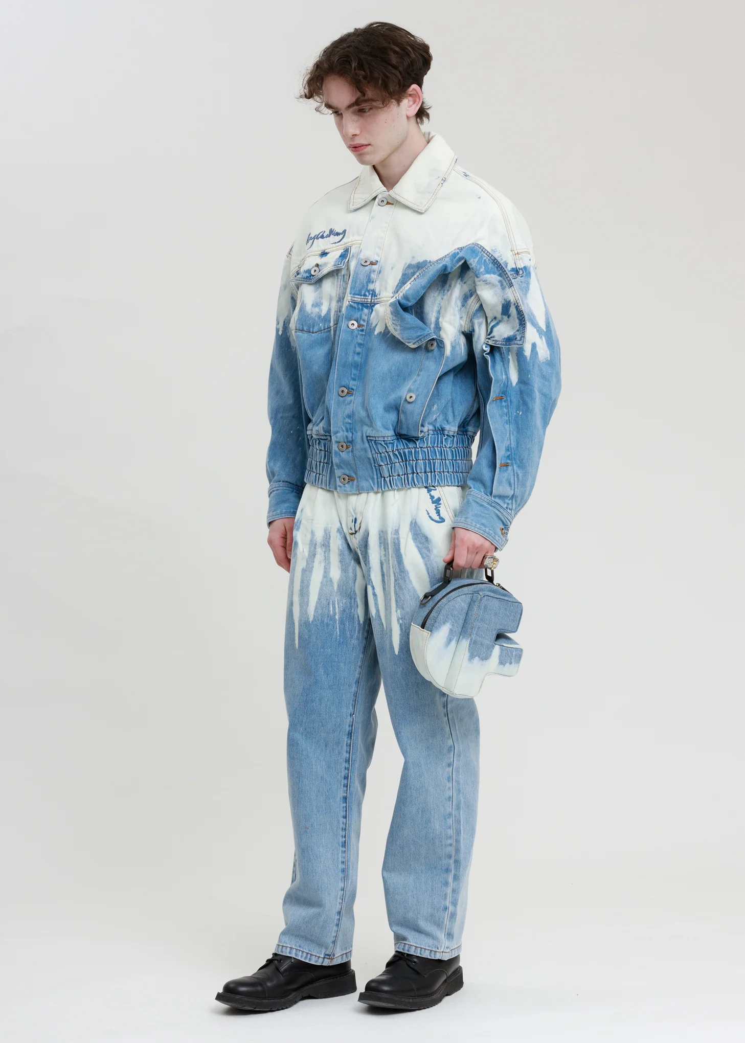 Blue Denim Washed Jeans - Image 7