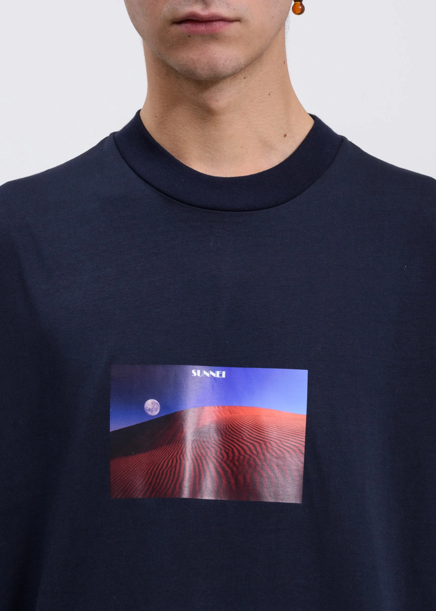 Blue Desert Print T-Shirt - Image 2