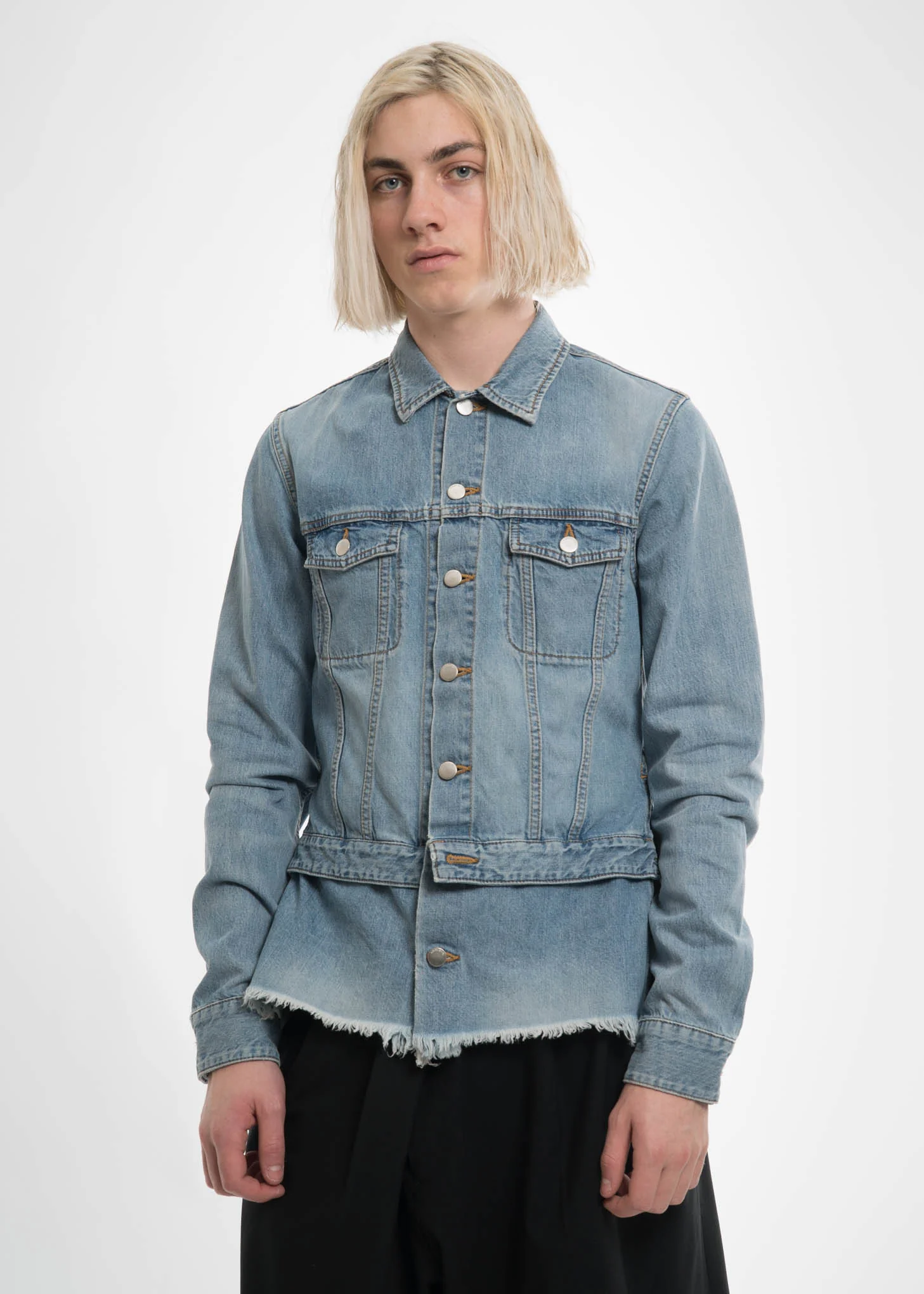 Blue Double Denim Shirt - Image 3