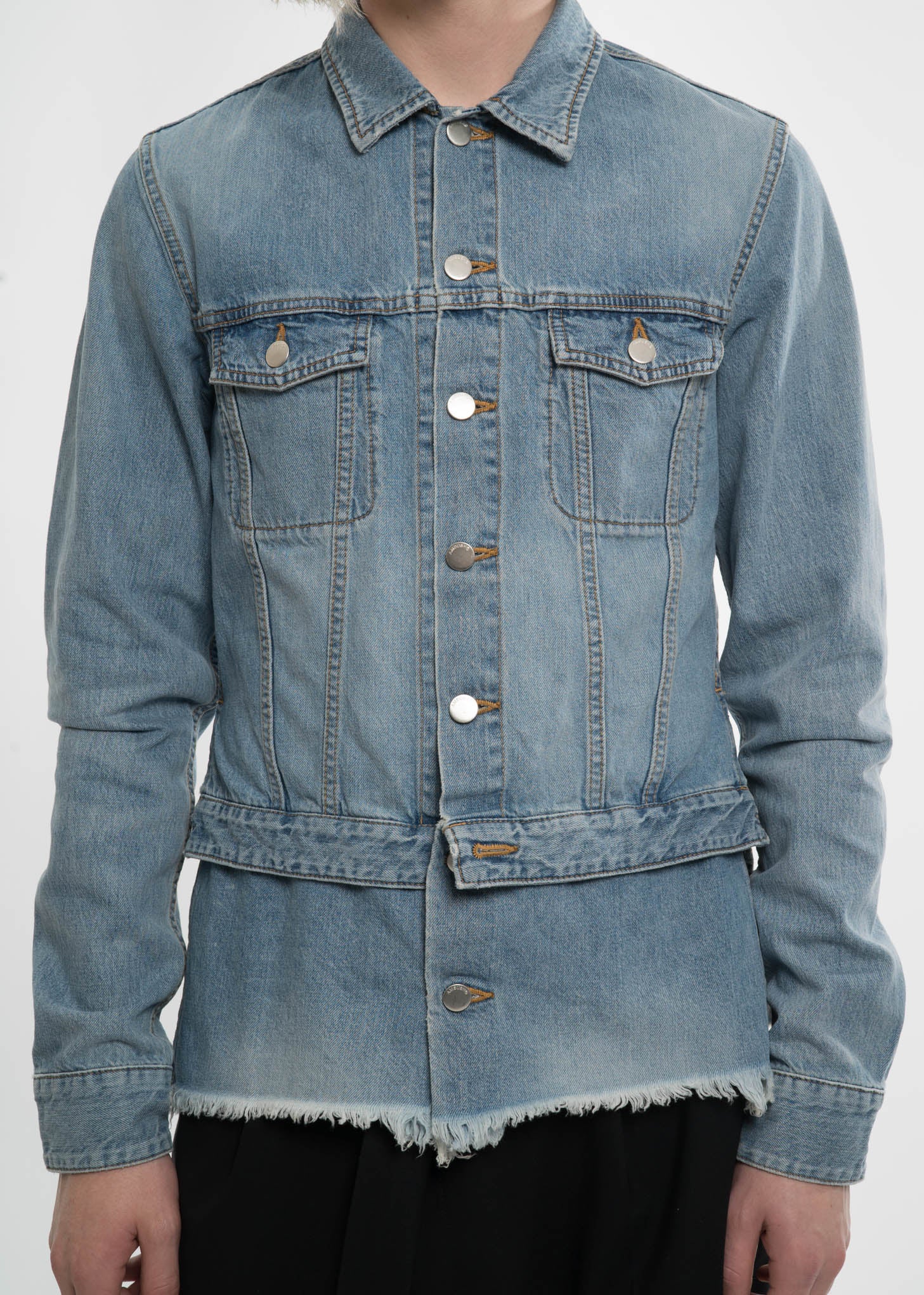 Blue Double Denim Shirt - Image 4