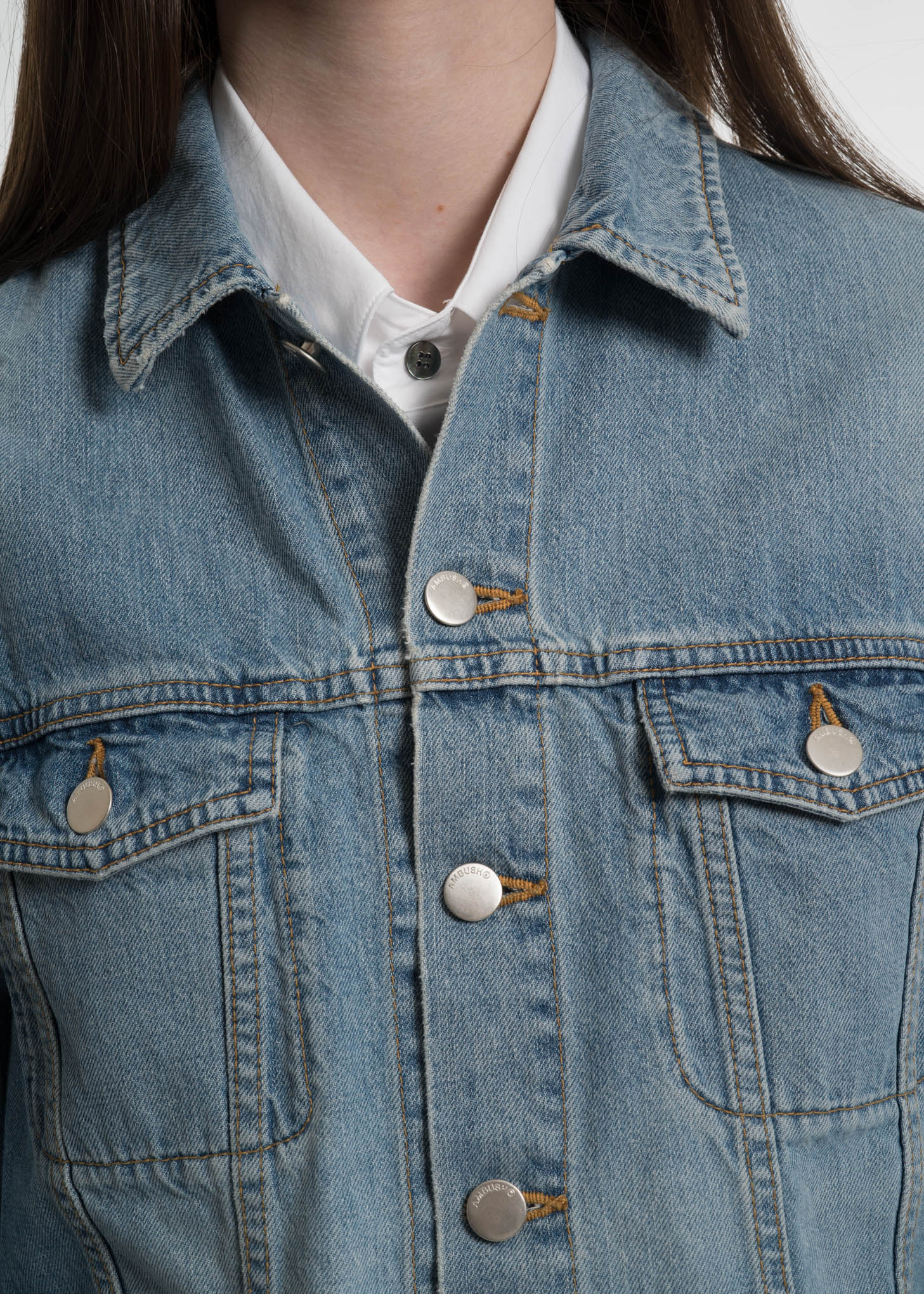 Blue Double Denim Shirt - Image 3