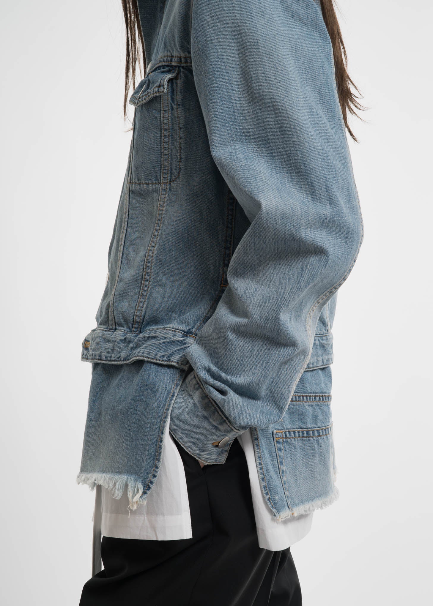 Blue Double Denim Shirt - Image 5