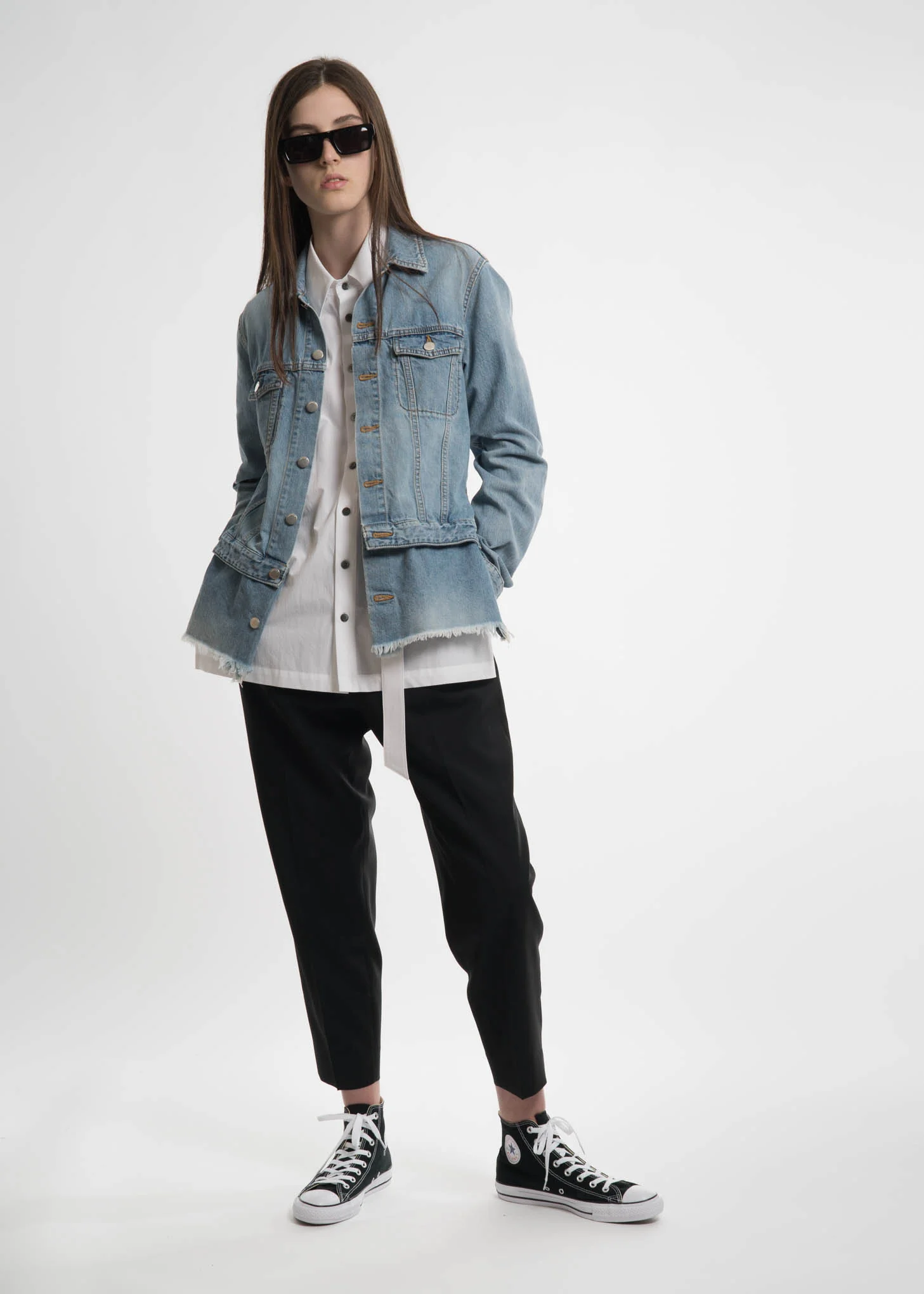 Blue Double Denim Shirt - Image 6