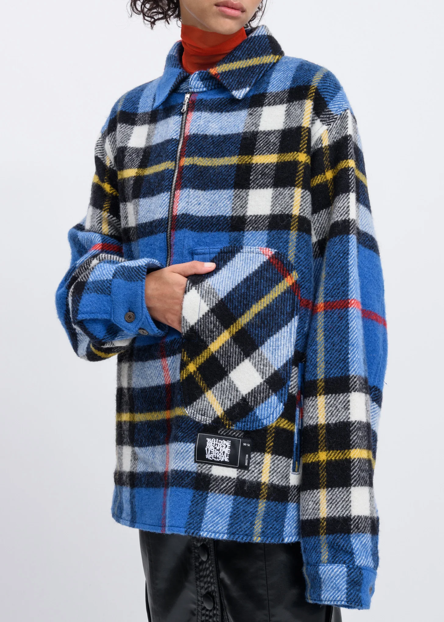 Blue English Check Anorak - Image 4