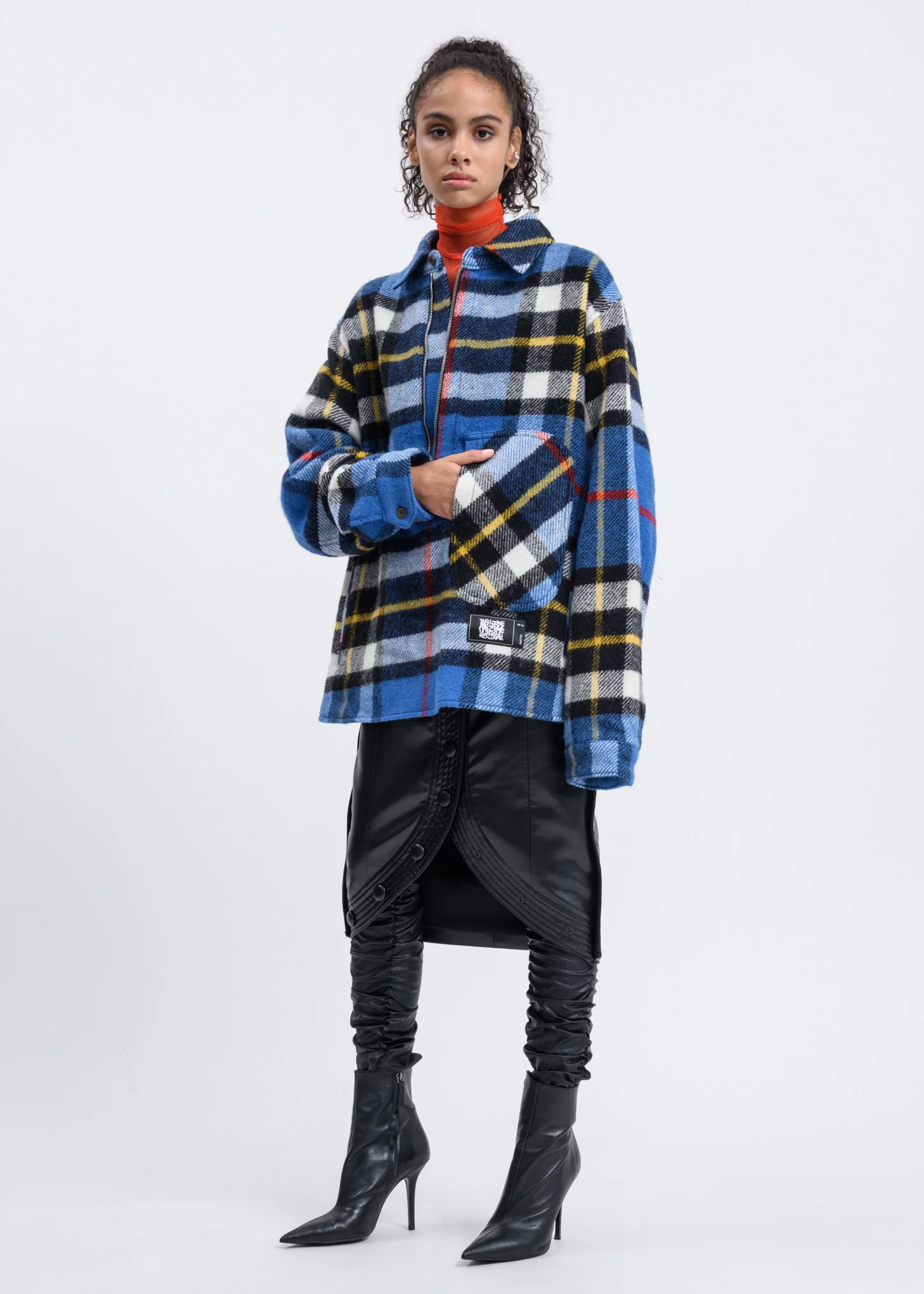 Blue English Check Anorak - Image 8