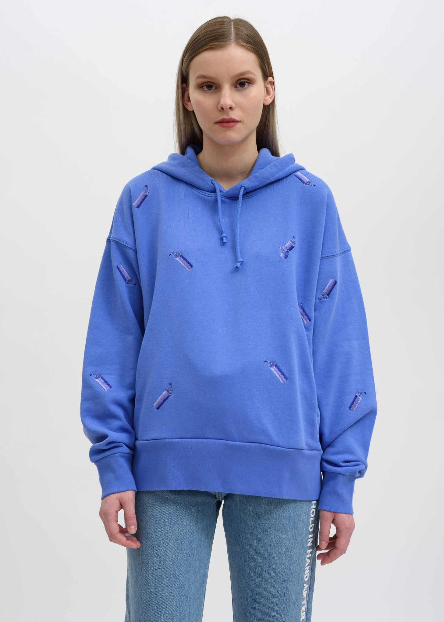 Blue FCW Levis Embroidered Hoodie
