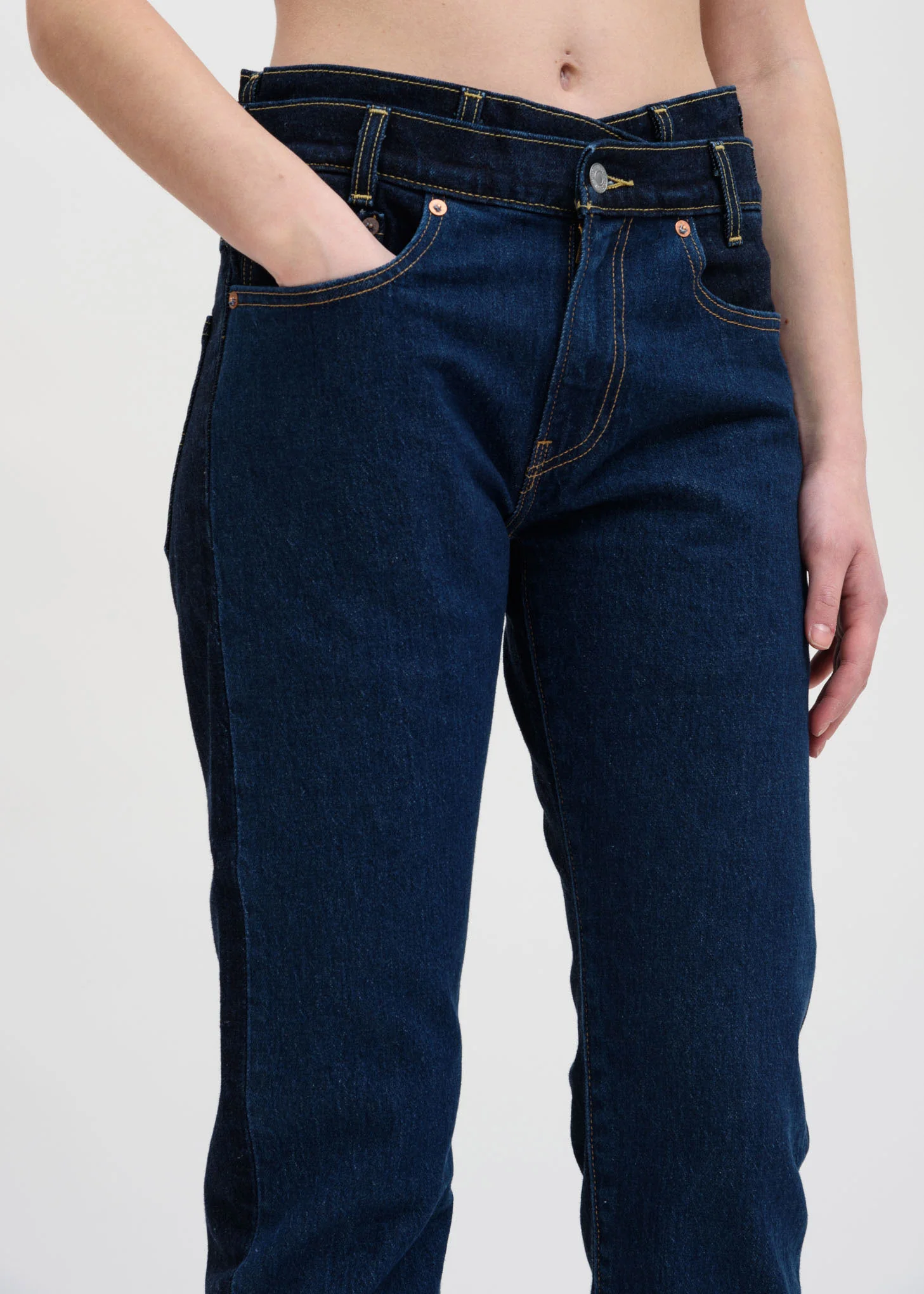 Blue FCW Levis Layered Jeans - Image 3