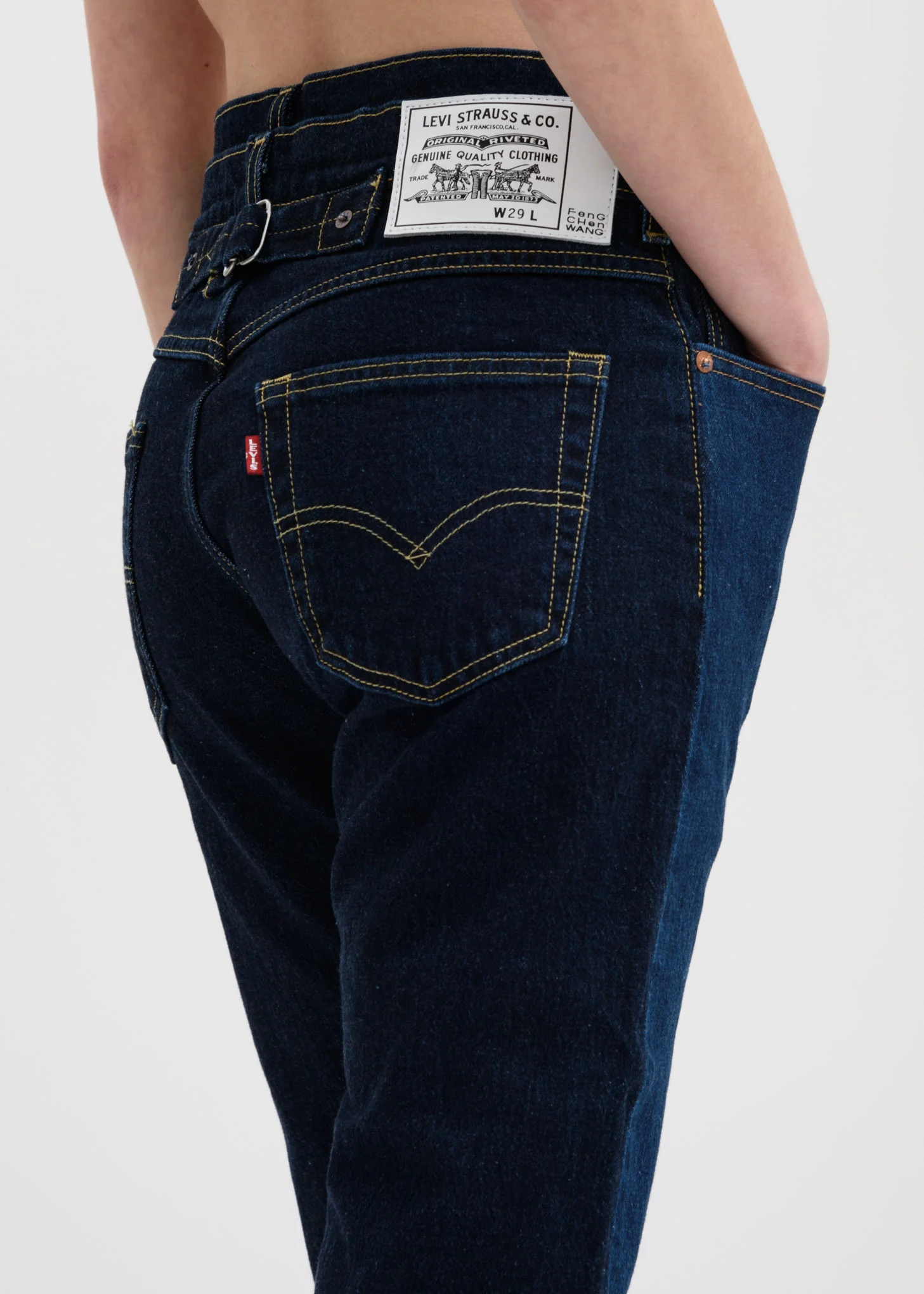 Blue FCW Levis Layered Jeans - Image 4