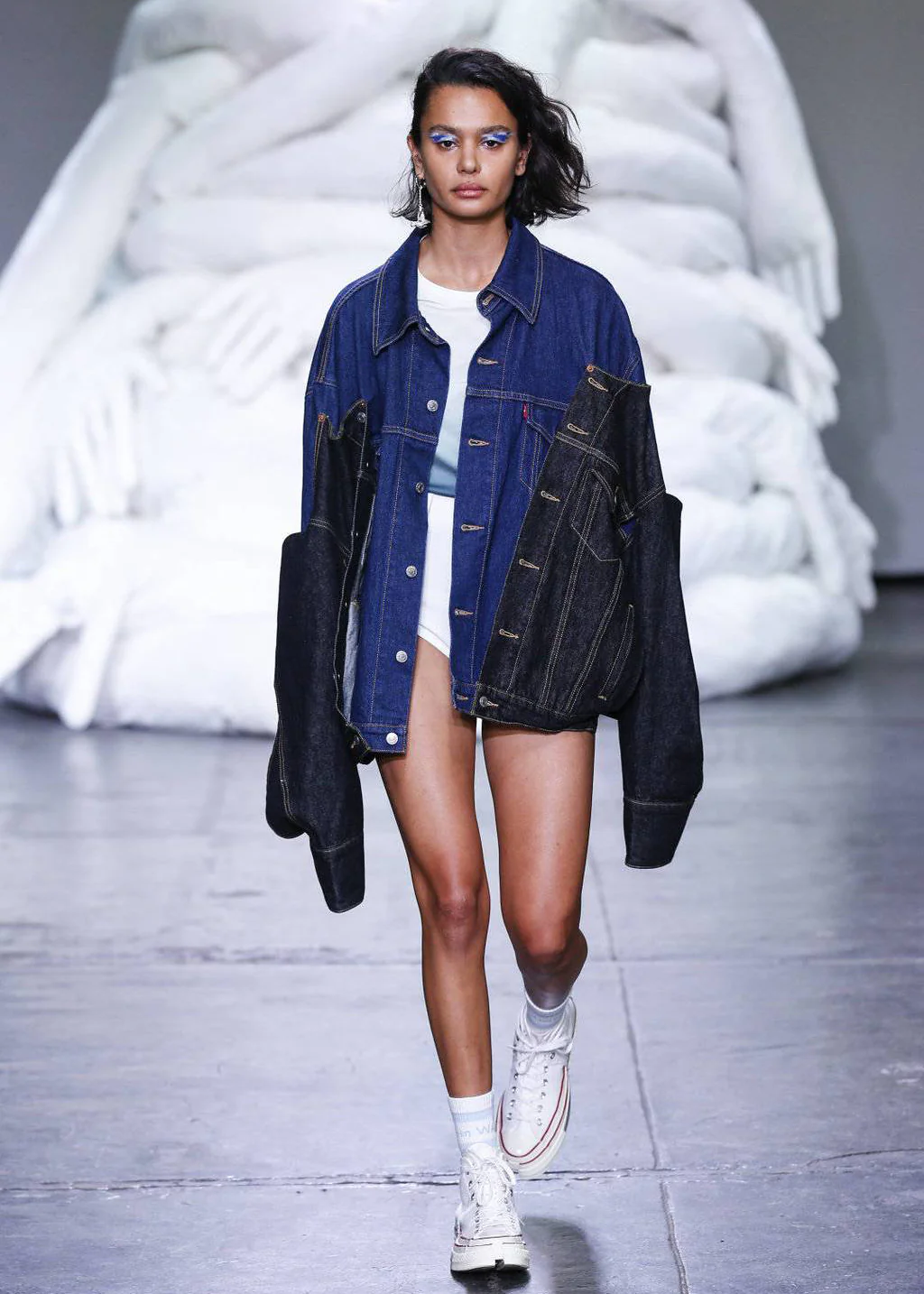 Blue FCW Levis Layered Oversized Trucker Jacket