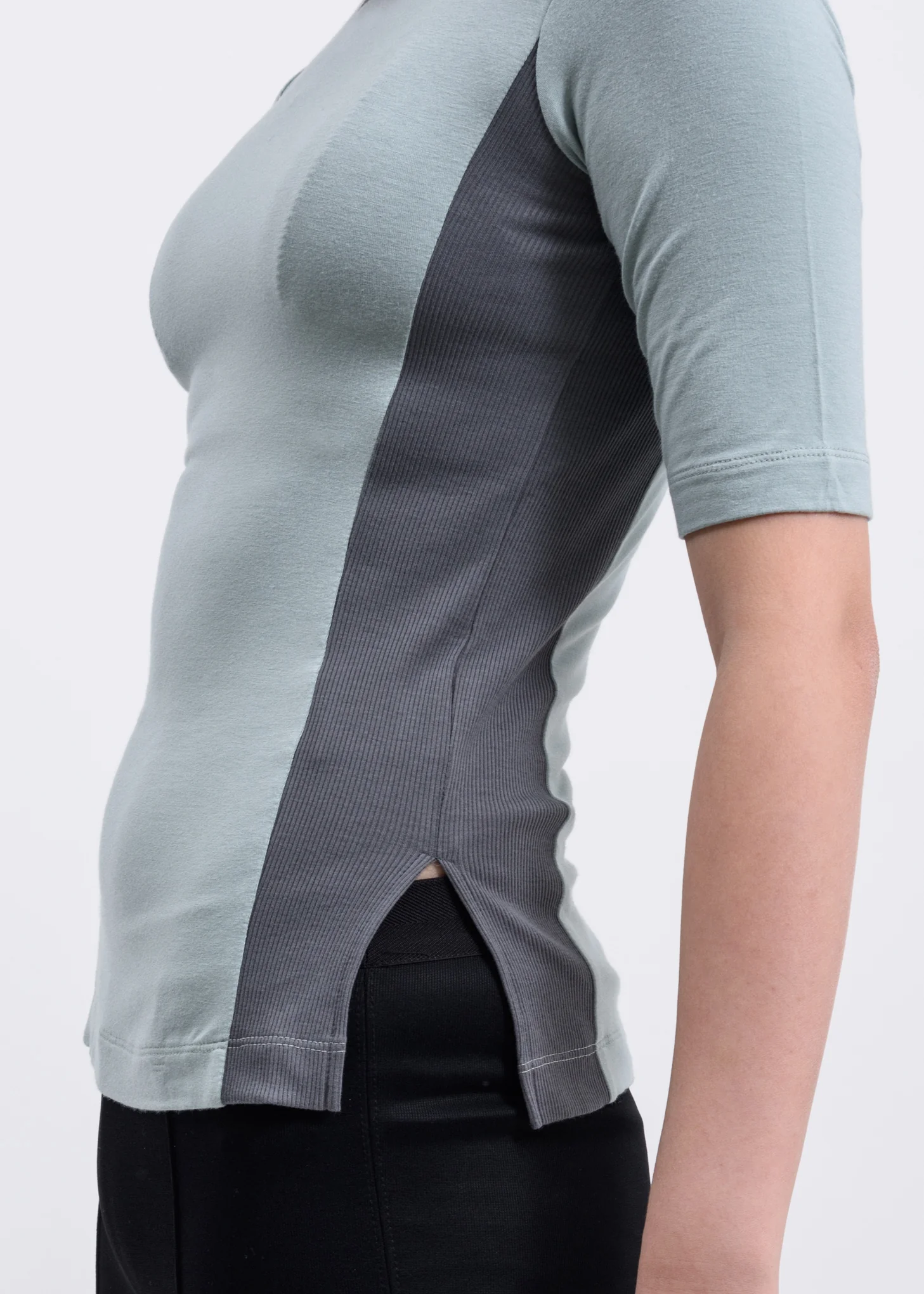 Blue Fitted T-Shirt - Image 2