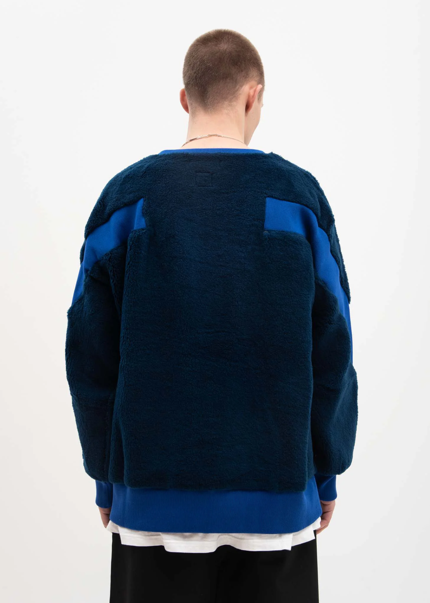 Blue Fleece Sweater - Image 3