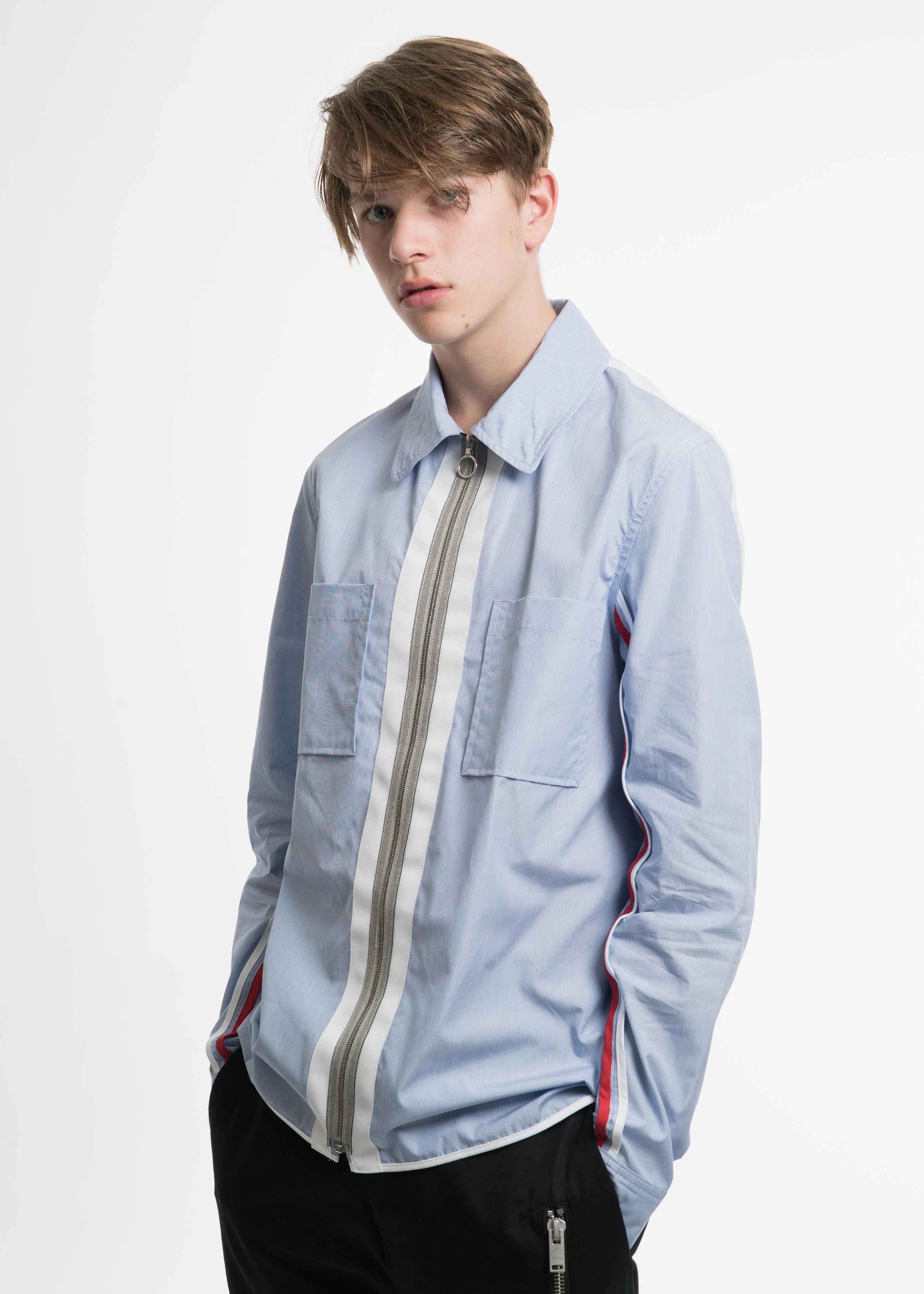 Blue FZ Shirt Jacket