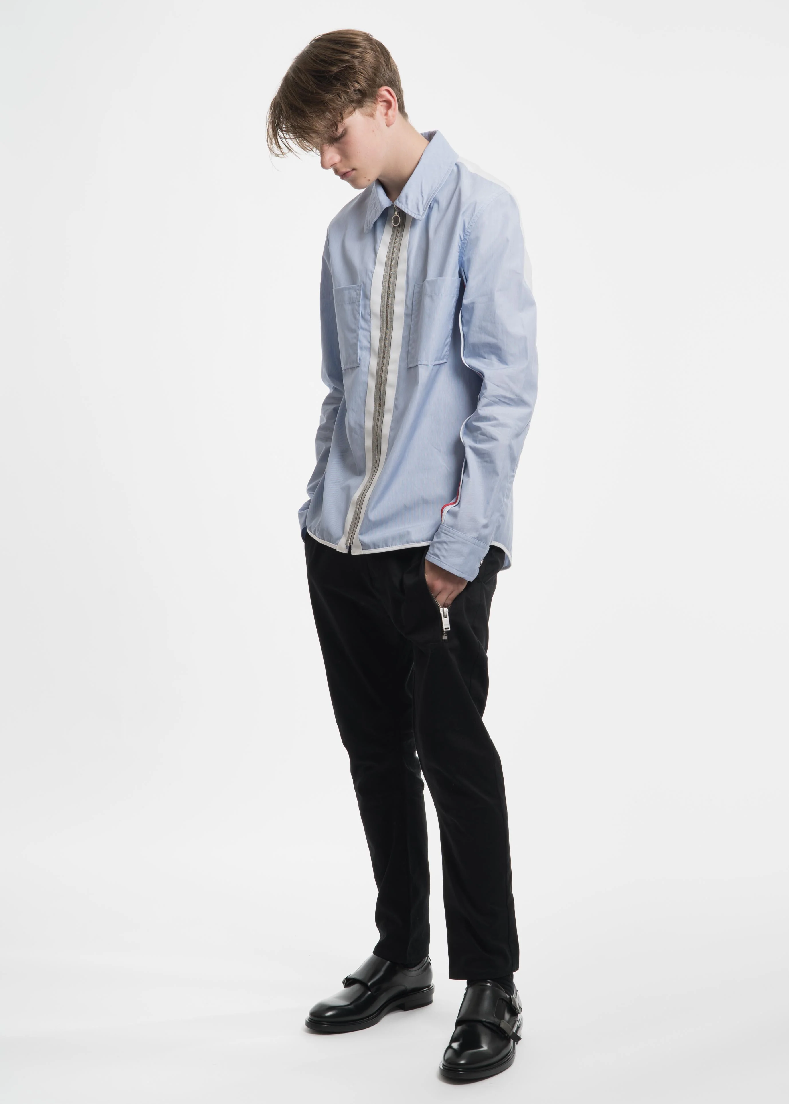 Blue FZ Shirt Jacket - Image 7
