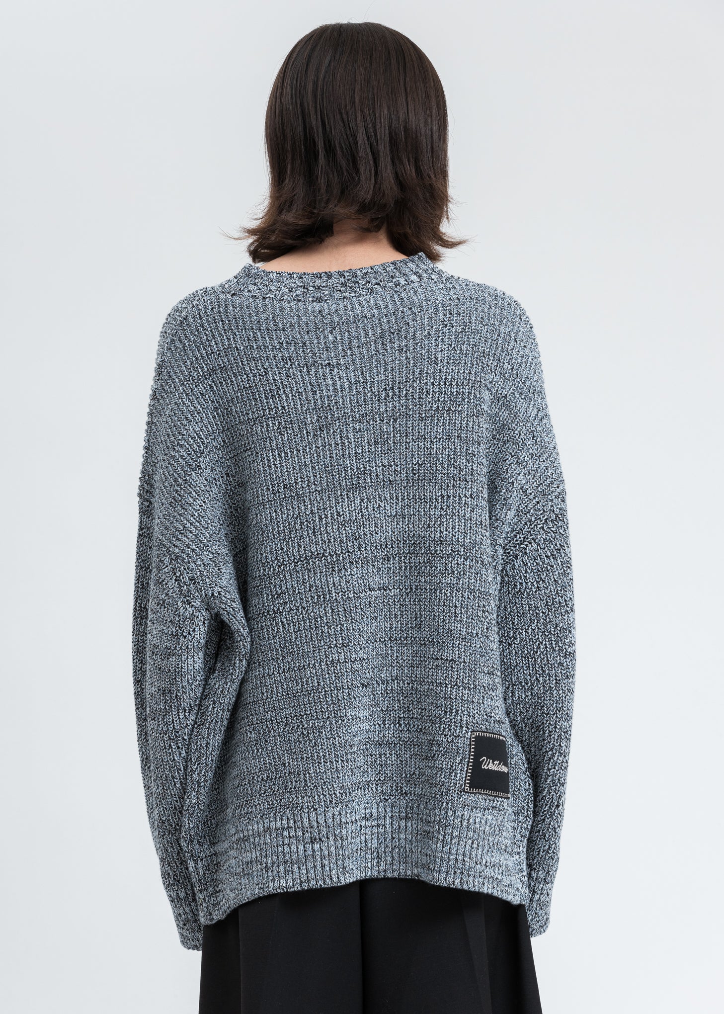 Blue Heart Graphic Jacquard Sweater - Image 4