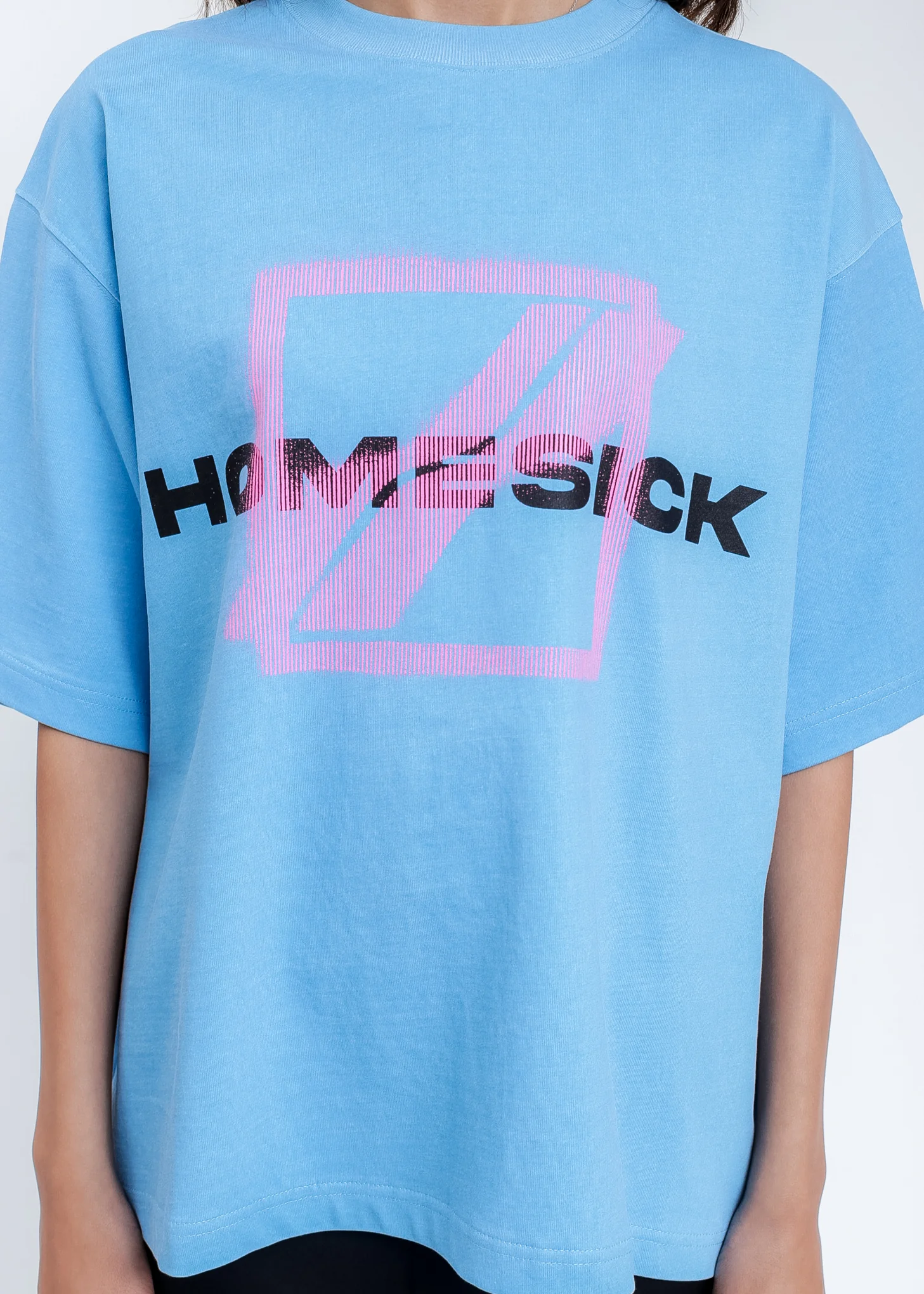 Blue Homesick Big Logo T-Shirt - Image 4